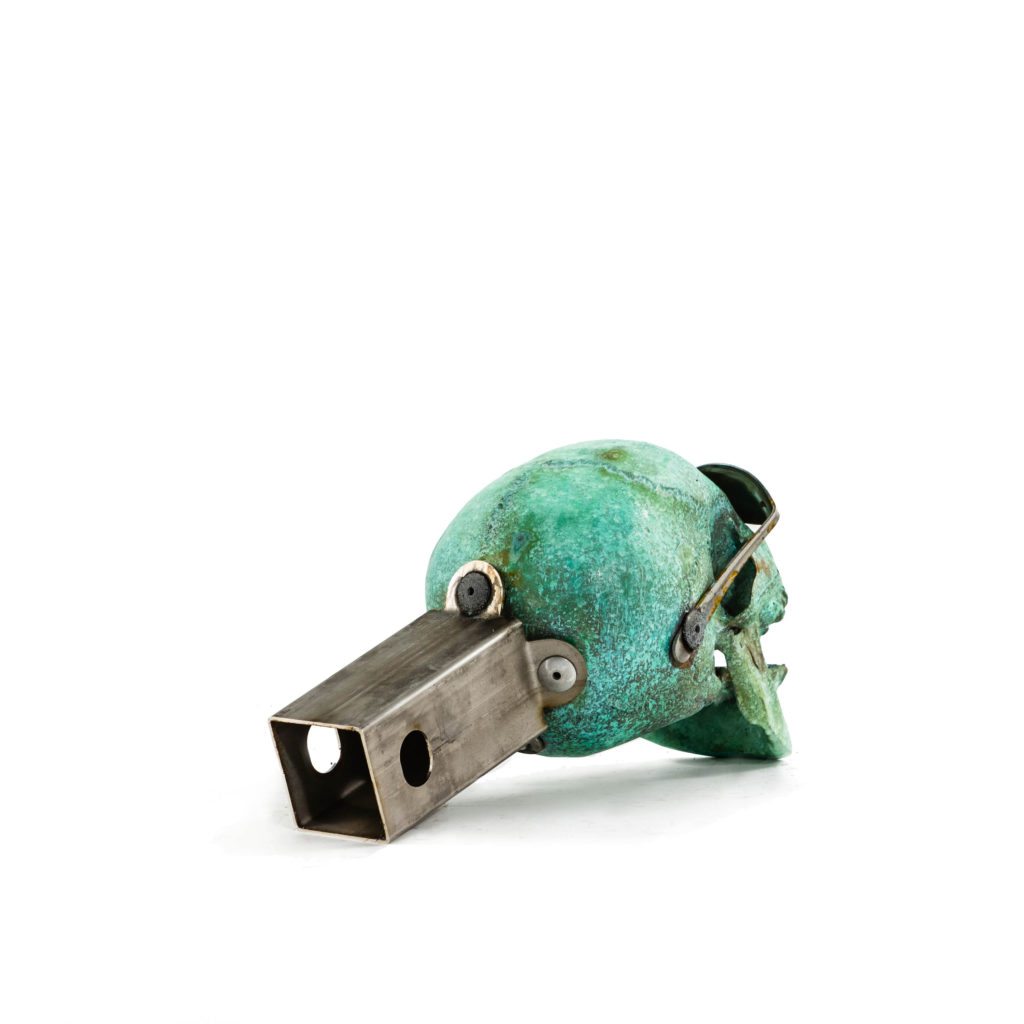 Skull Hitch Cover // Green