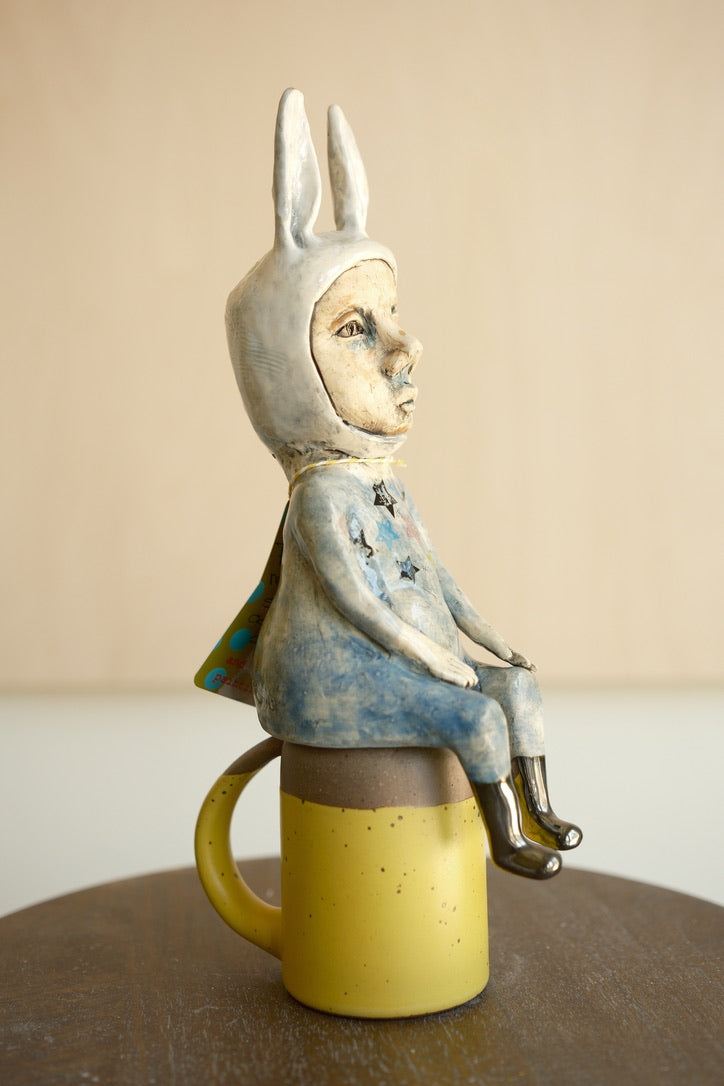'Pinkie made the stars come out' Sitting Figure