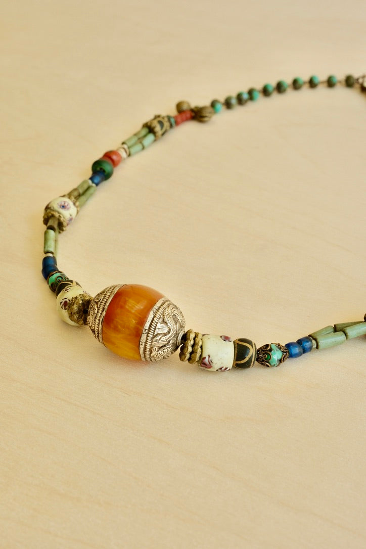 Tibetan Copal Necklace
