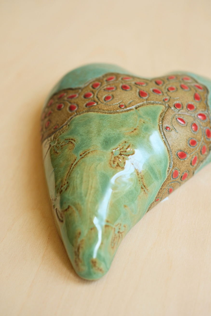 Aunt Millie's Cuff Blue Heart