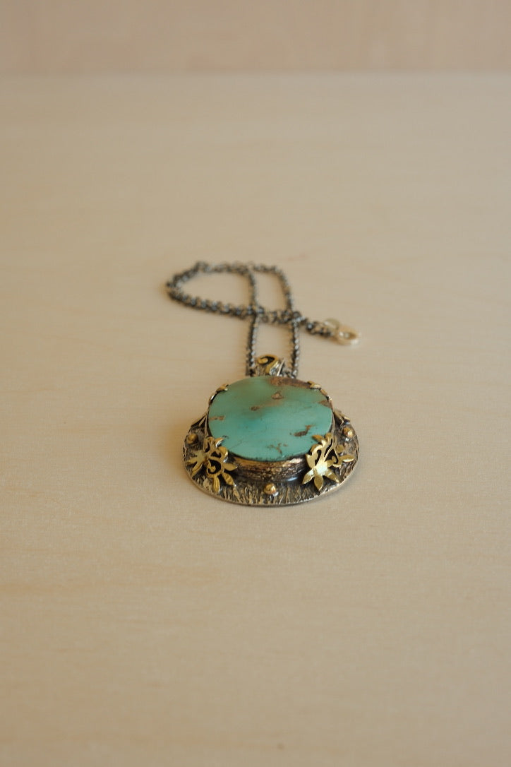 Royston Round Turquoise Necklace