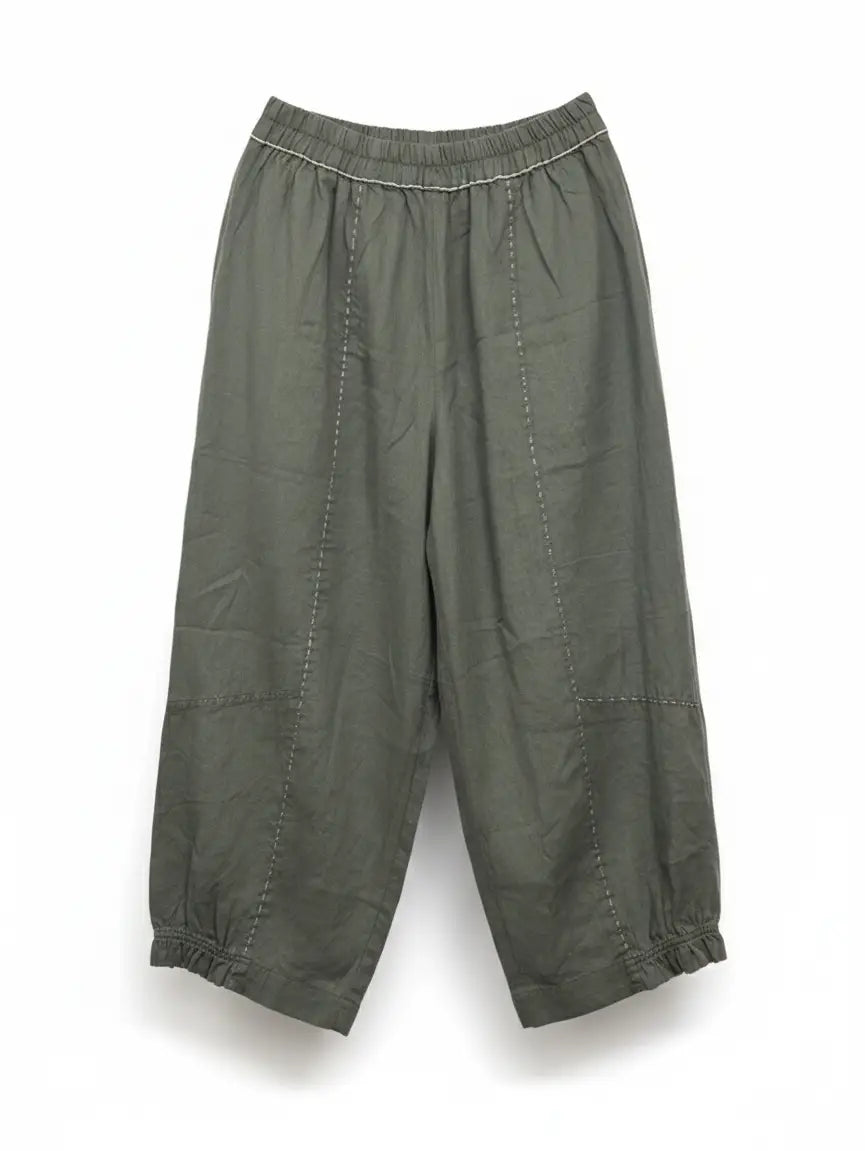 Linen Trousers // Moss