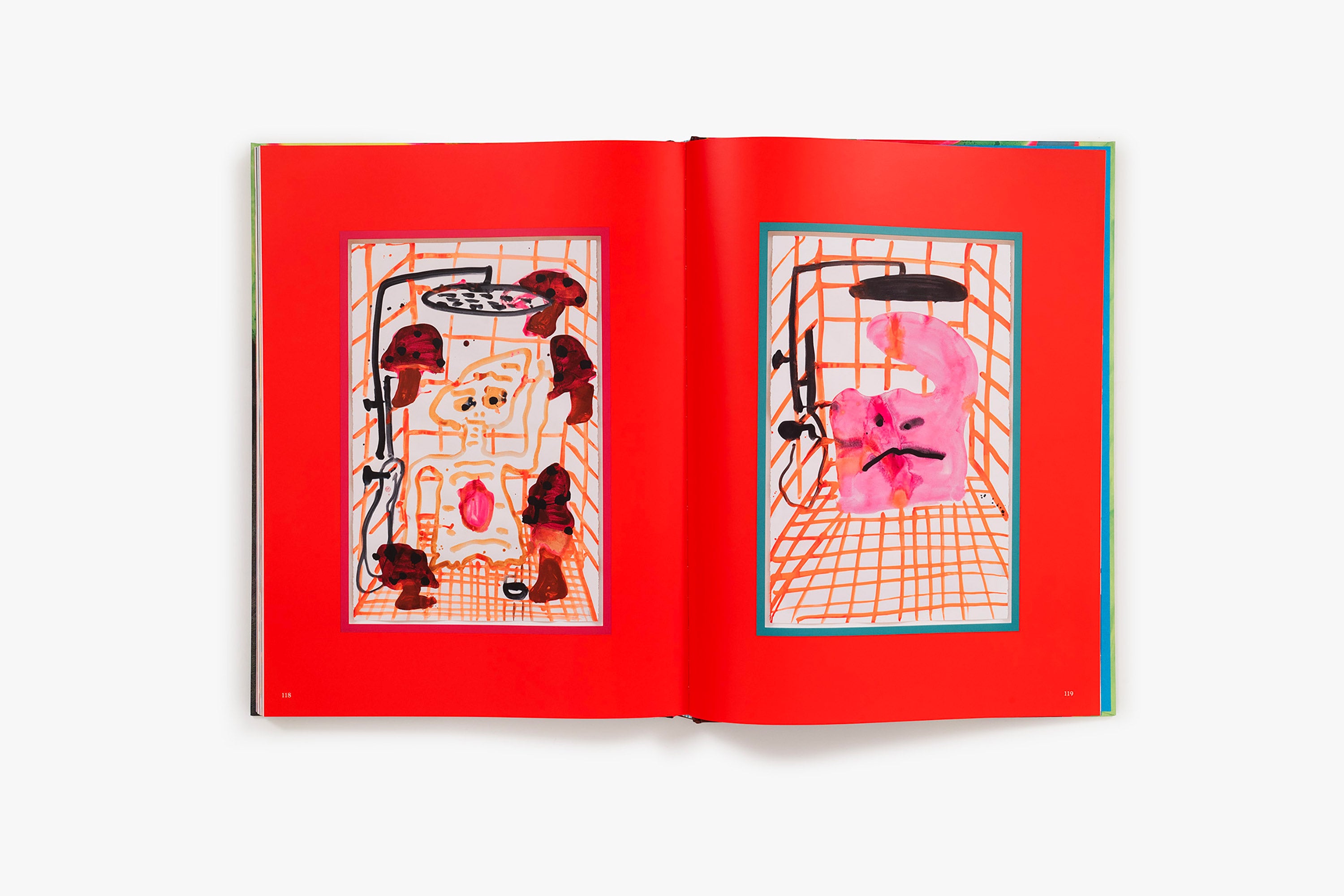 Katherine Bernhardt's Why is a mushroom growing in my shower? Book