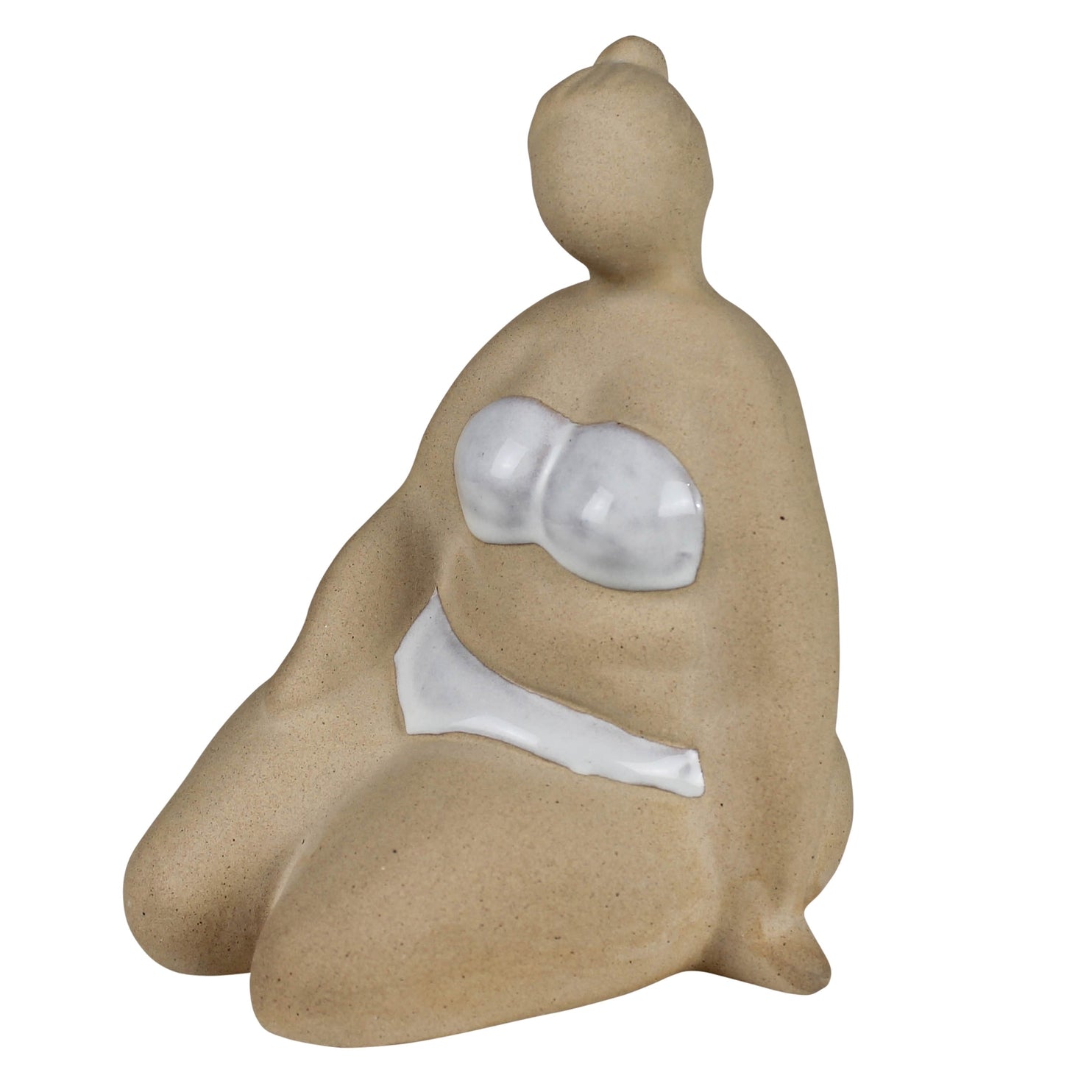 Sunbathing Ceramic Lady // Sitting