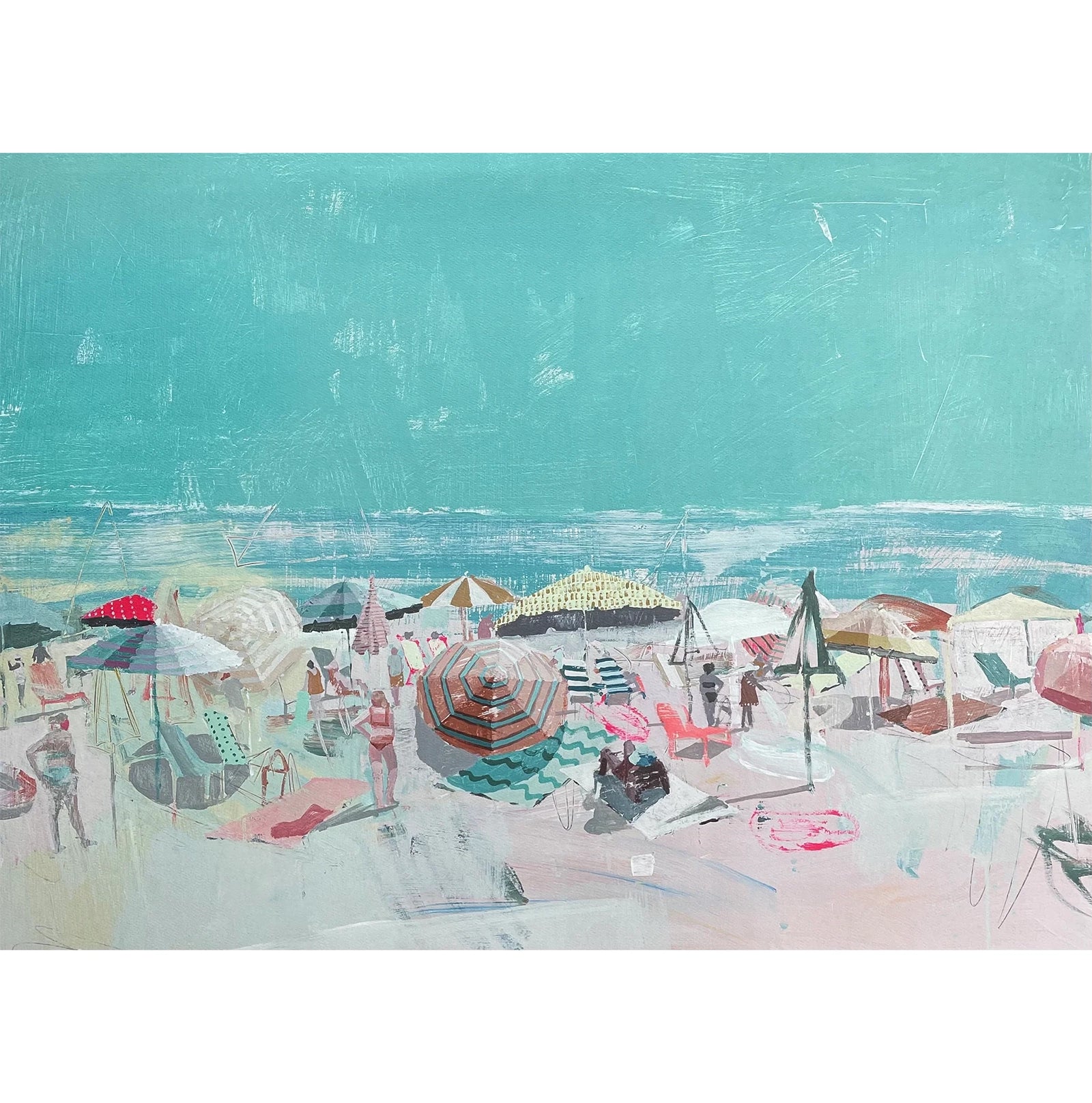 East Coast Blues Print / 18" x 24"