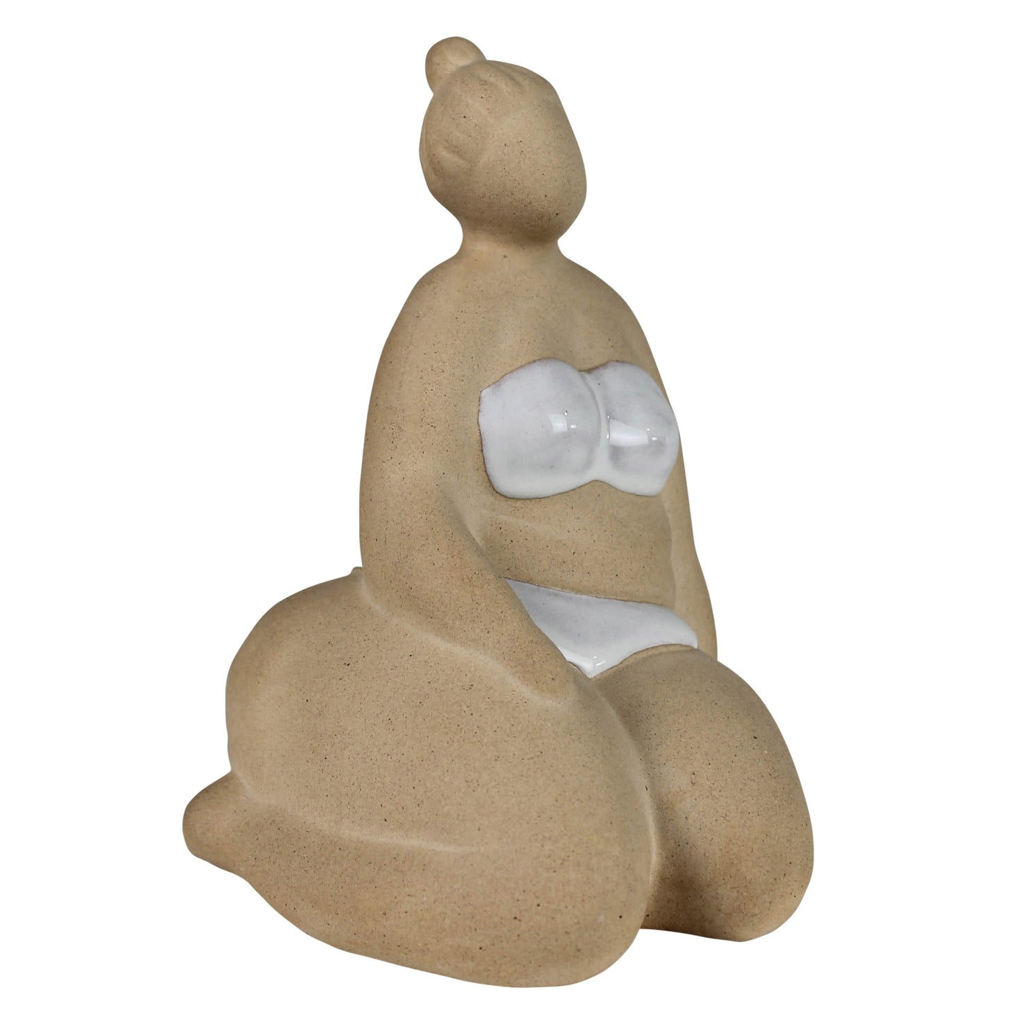 Sunbathing Ceramic Lady // Sitting