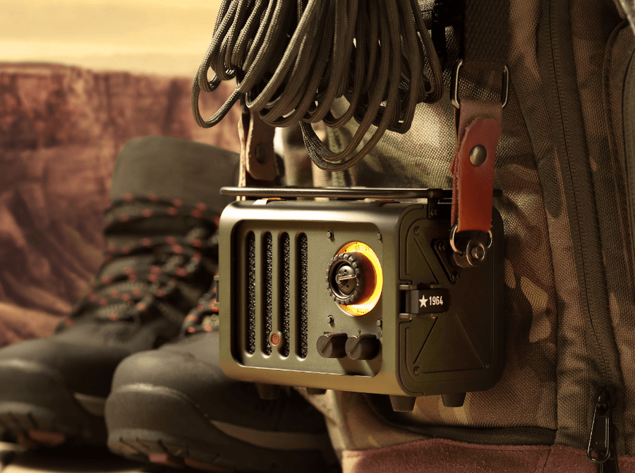 Muzen Wild Jeep Green FM Radio & Bluetooth Speaker