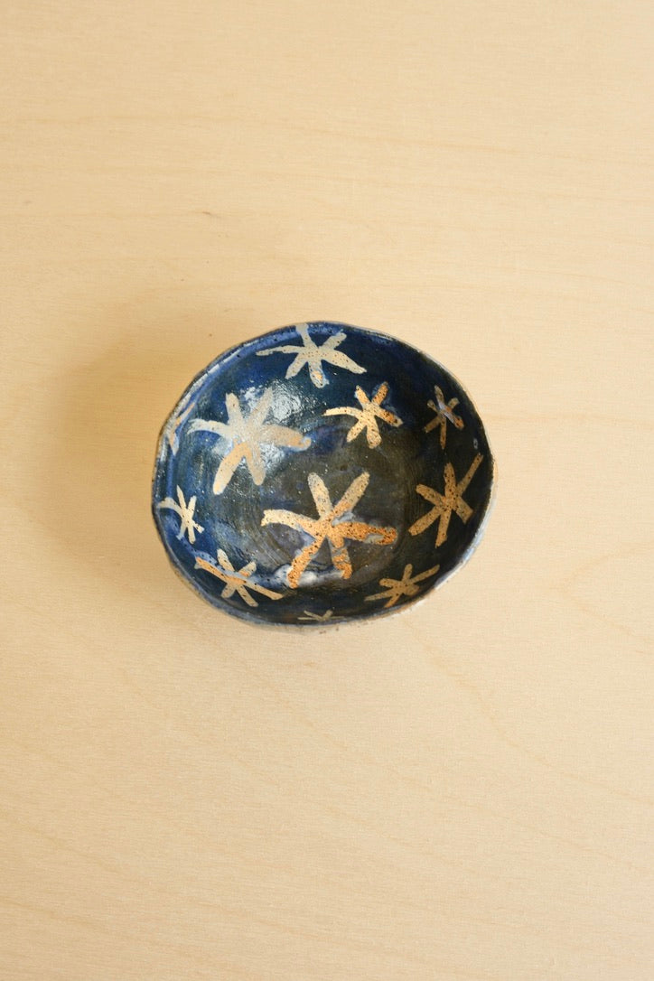 Starry Night Pinch Pot