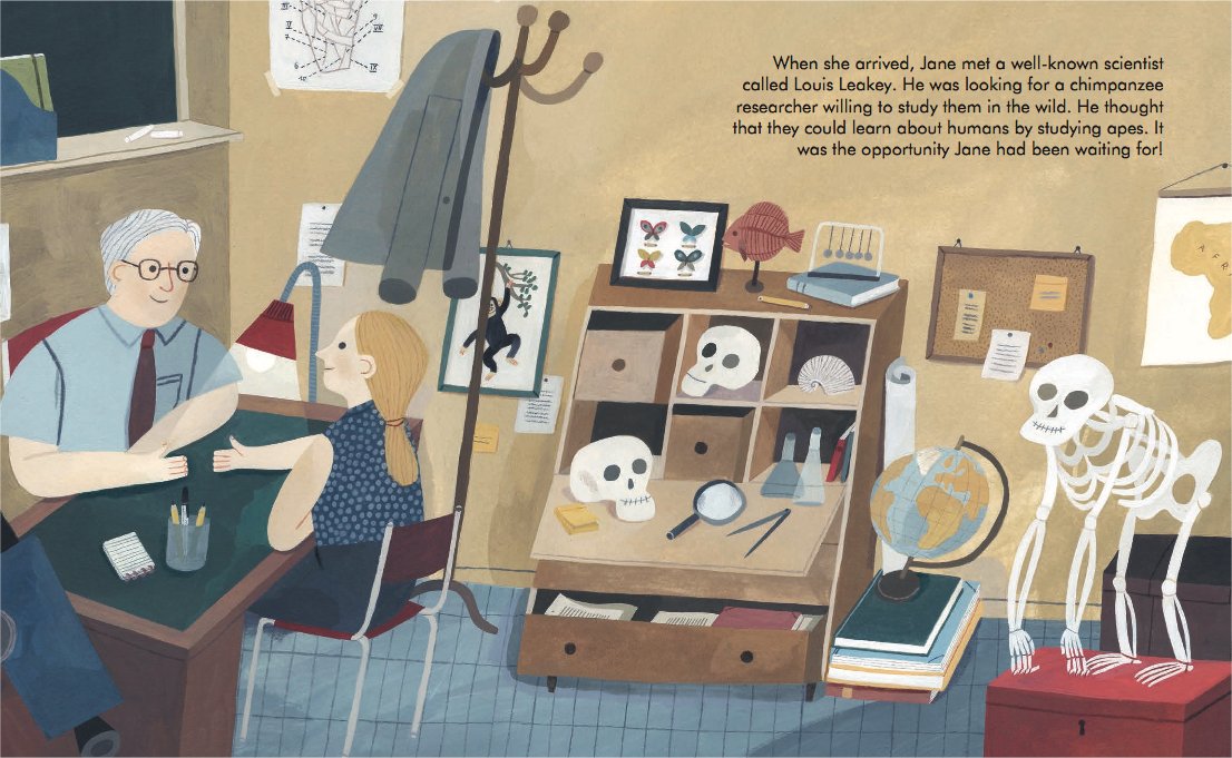 Jane Goodall by Isabella Sanchez Vegara