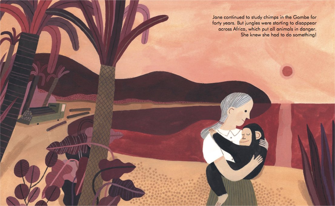 Jane Goodall by Isabella Sanchez Vegara