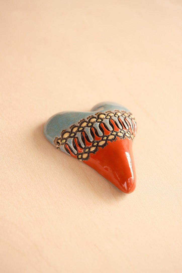 Bigger Itty Bitty ZigZag Heart