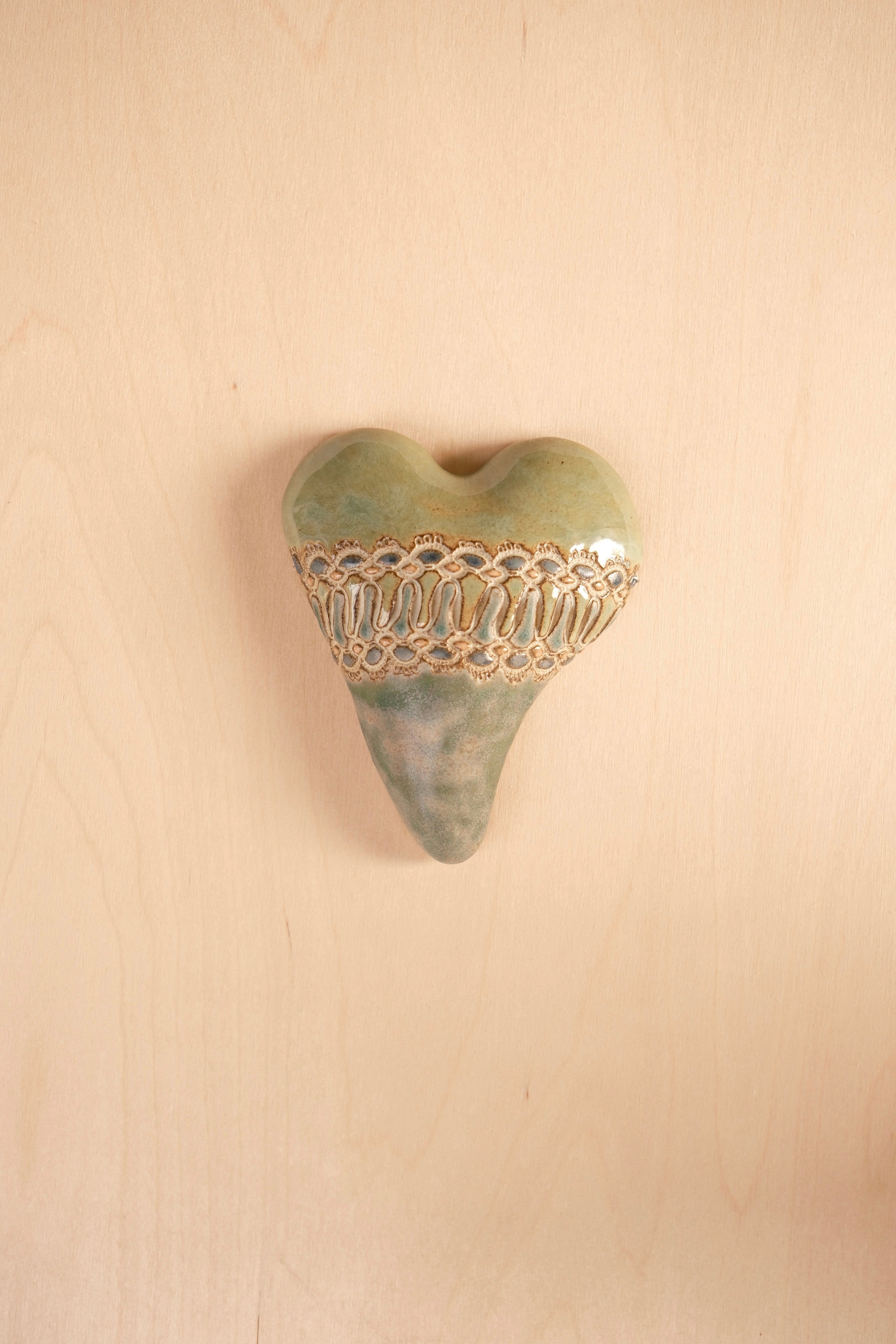 Zigzag in Old Copper Heart