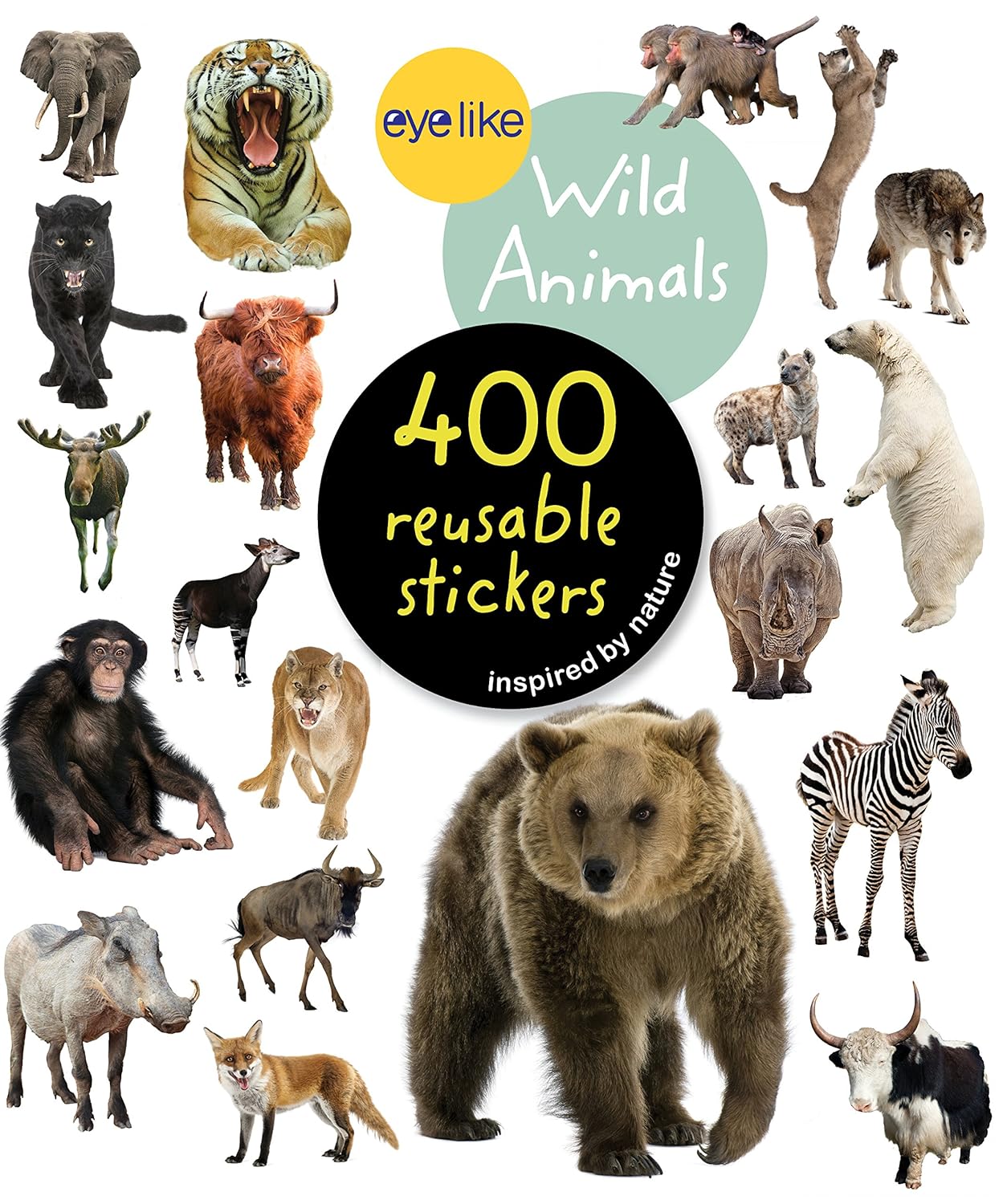 Eyelike Sticker Books // Wild Animals