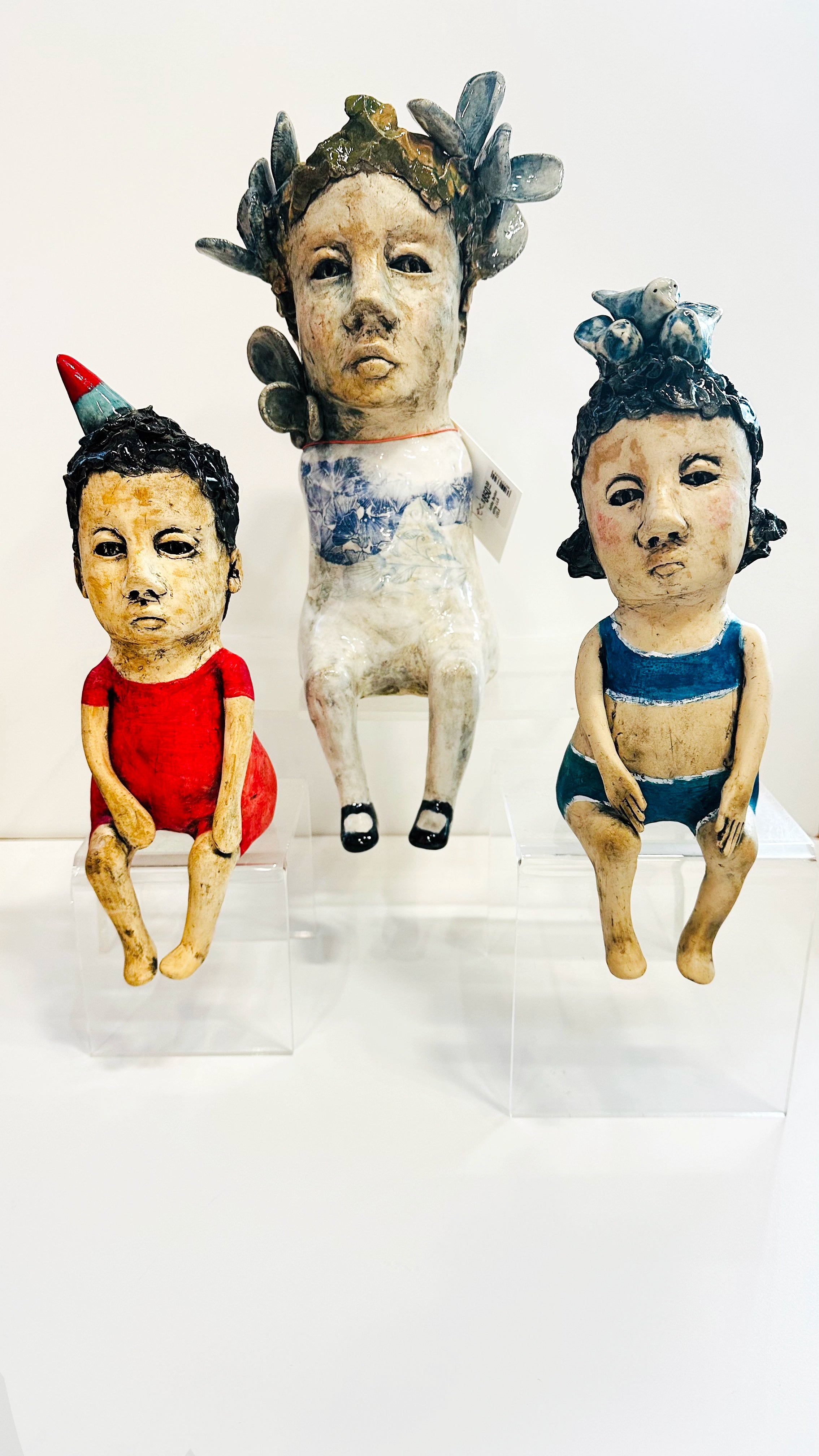 "Ruth likes swimming & sunning" Sitting Figure