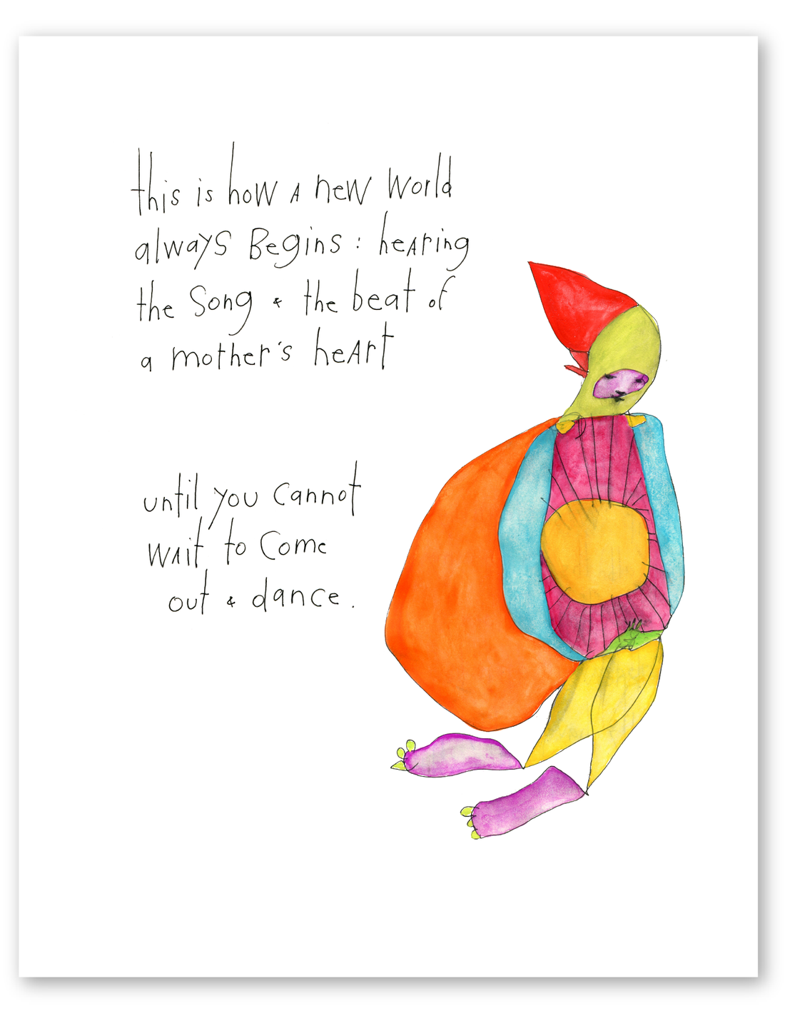A Mother's Song Print
