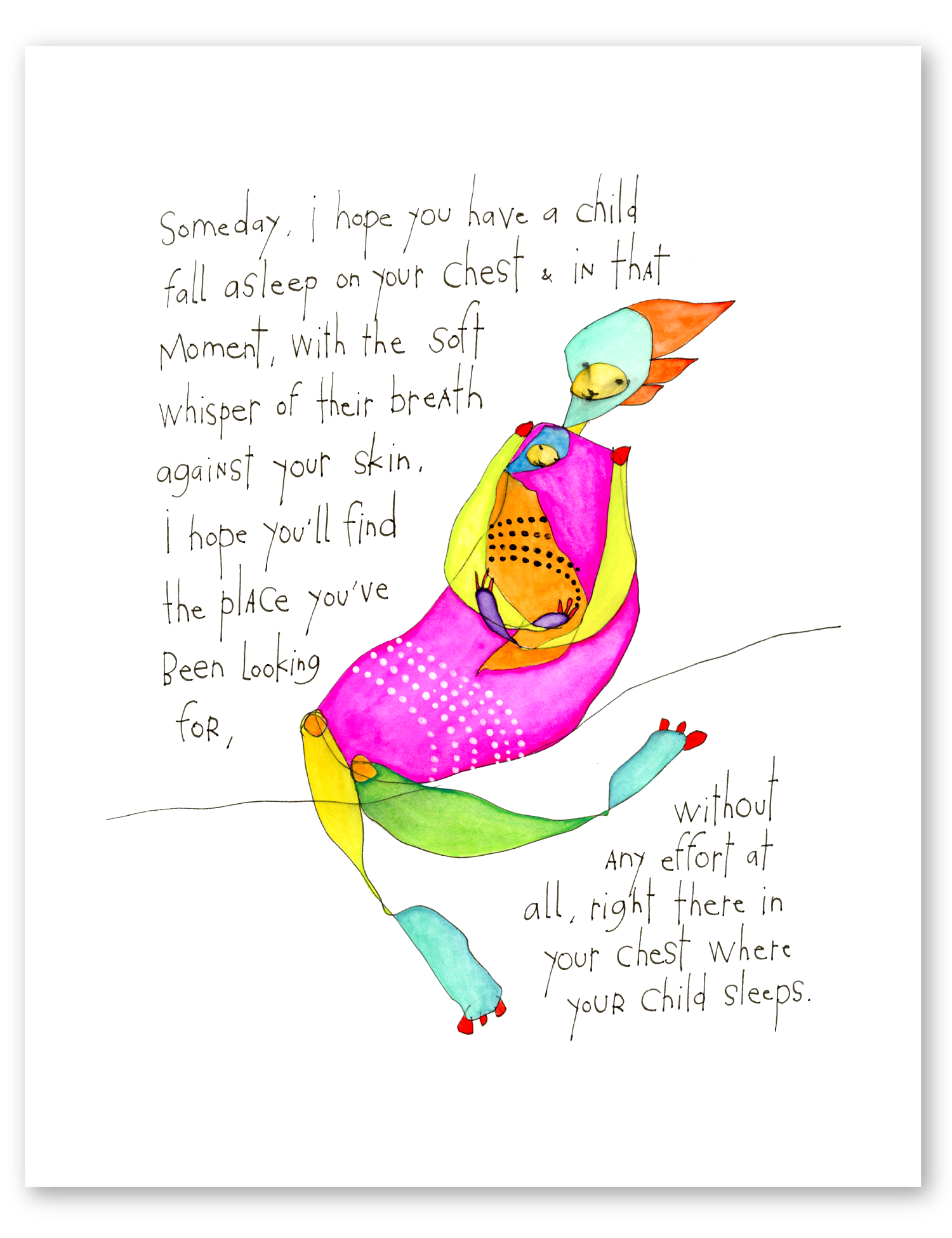 Sleeping Child Print