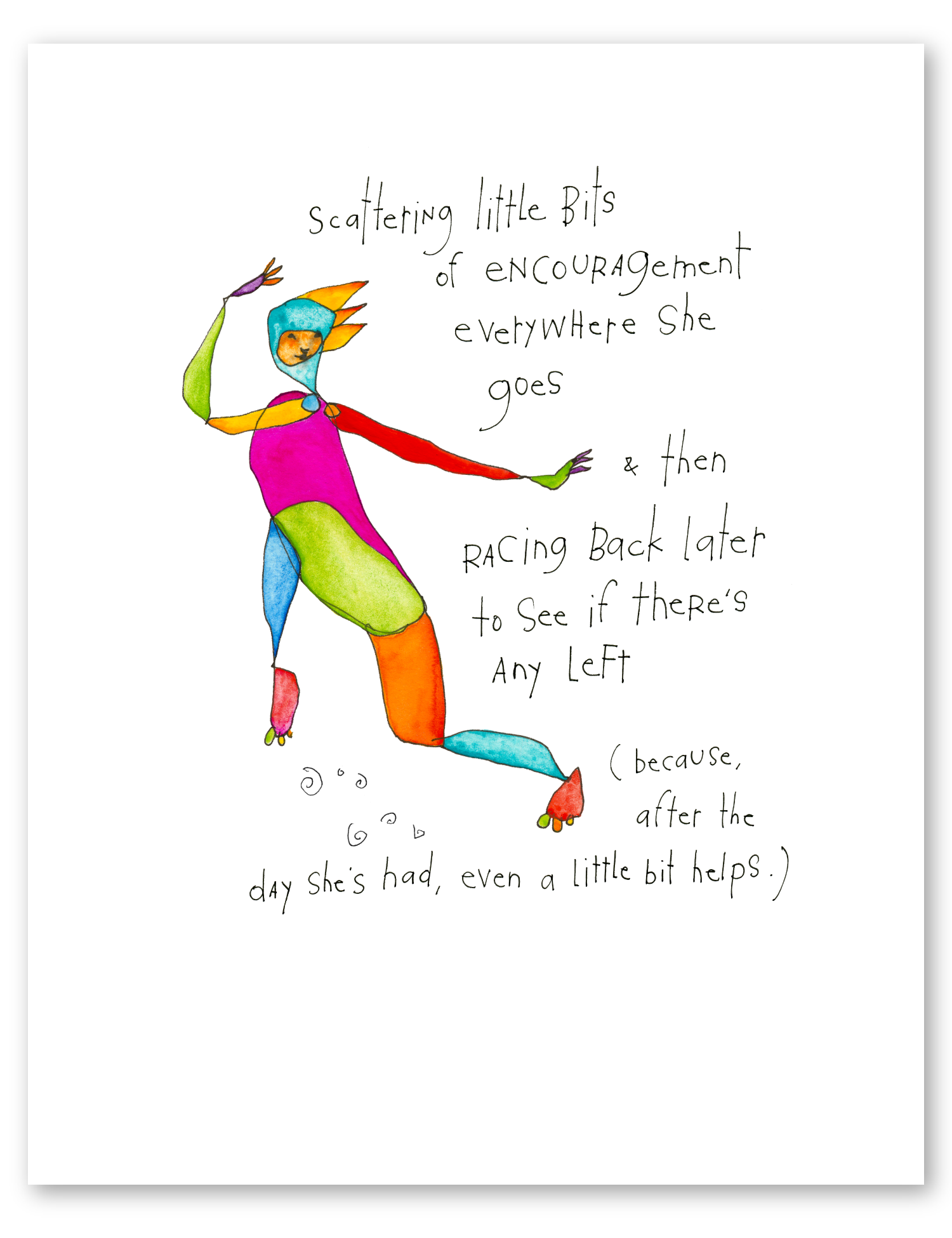 Encouraging Words Print