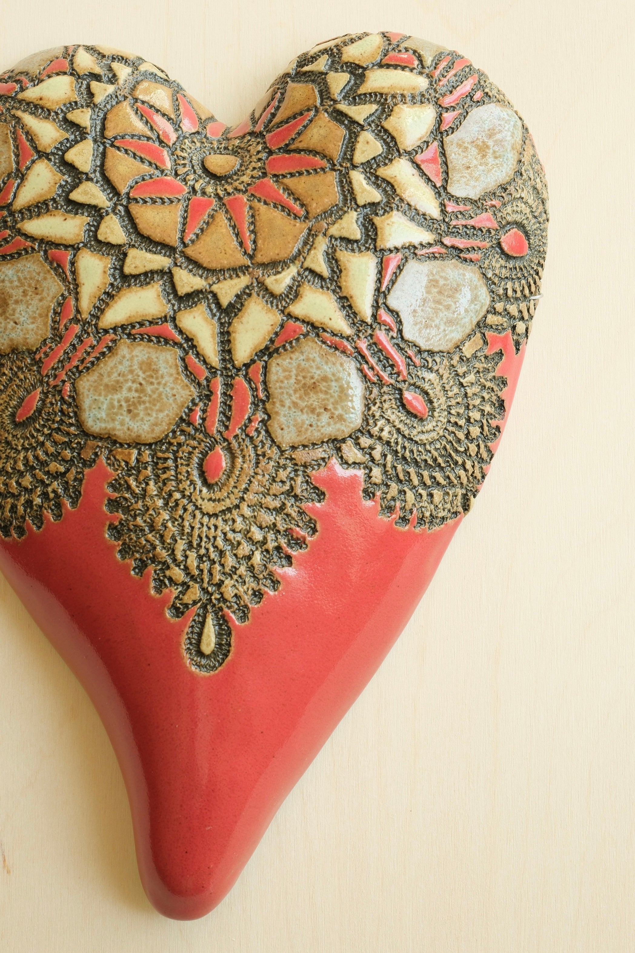 Aunt Jules Red Heart