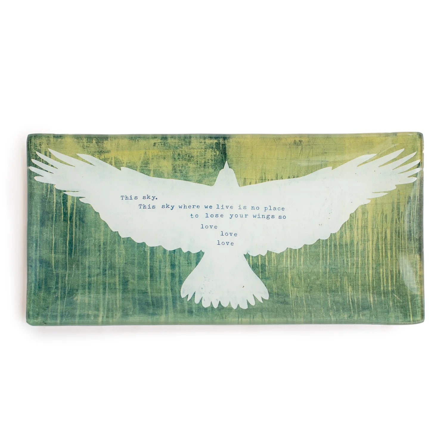 This Sky, Hafiz Decoupage Plate