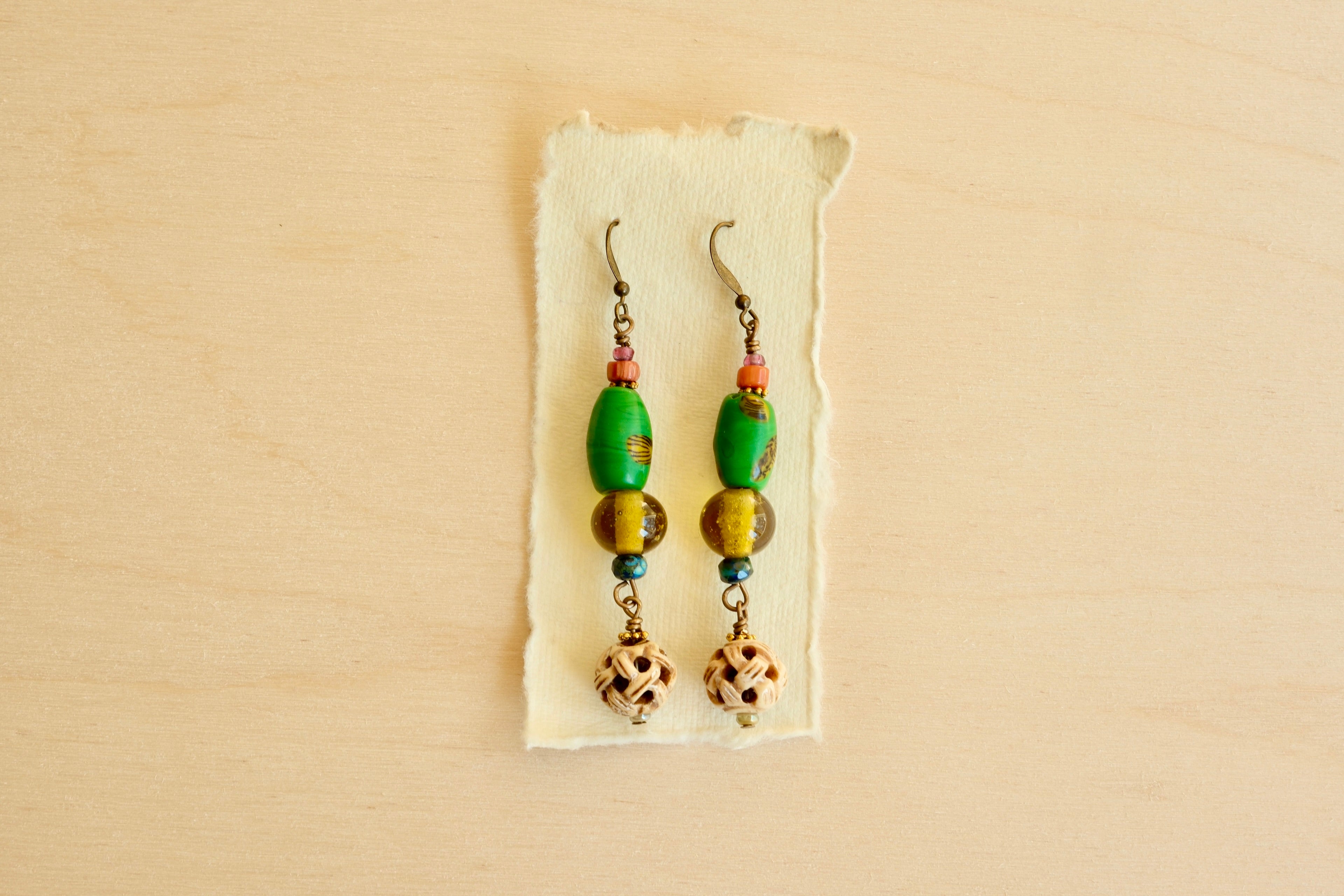 Japanese Glass Earring