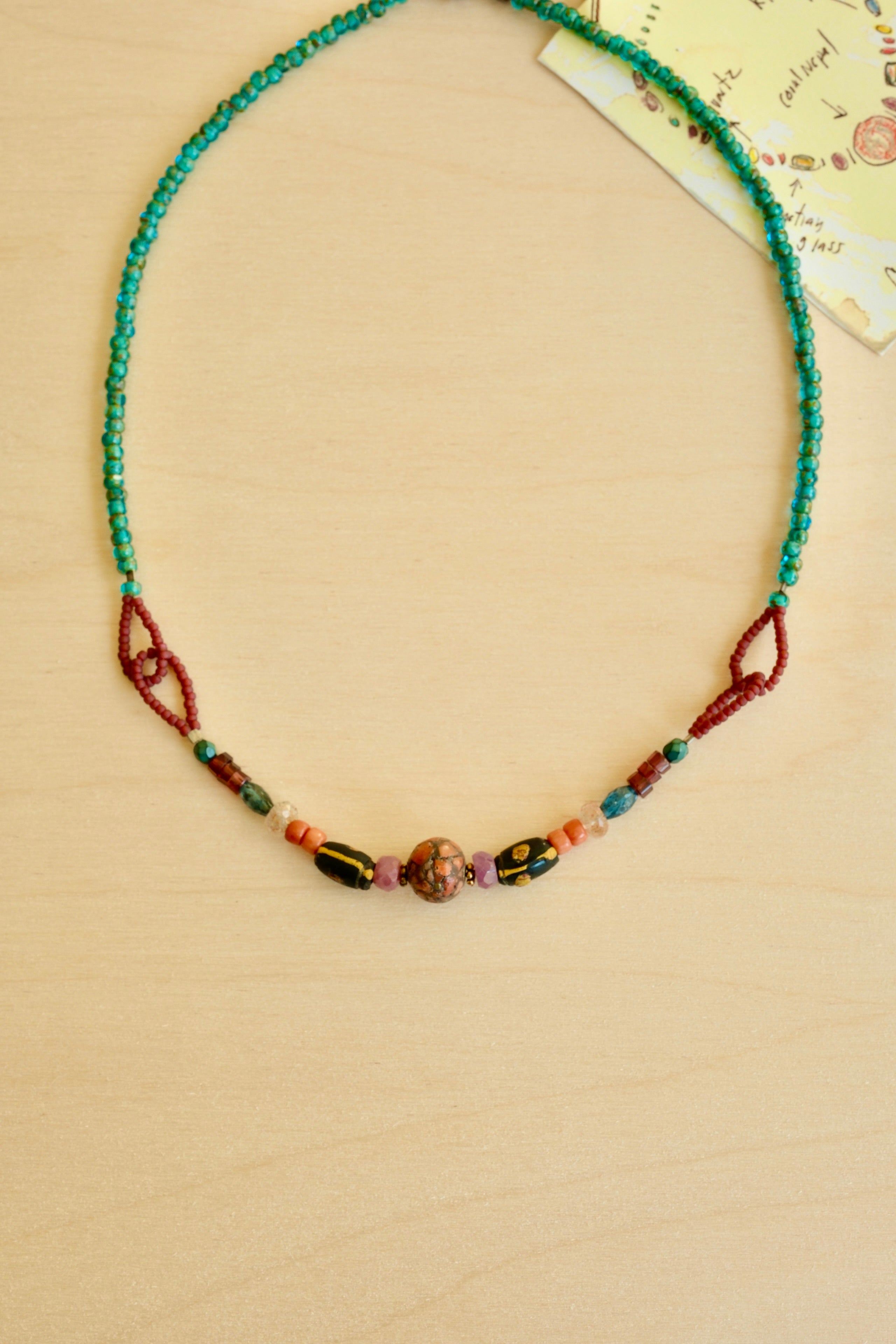 Simple Coral Necklace
