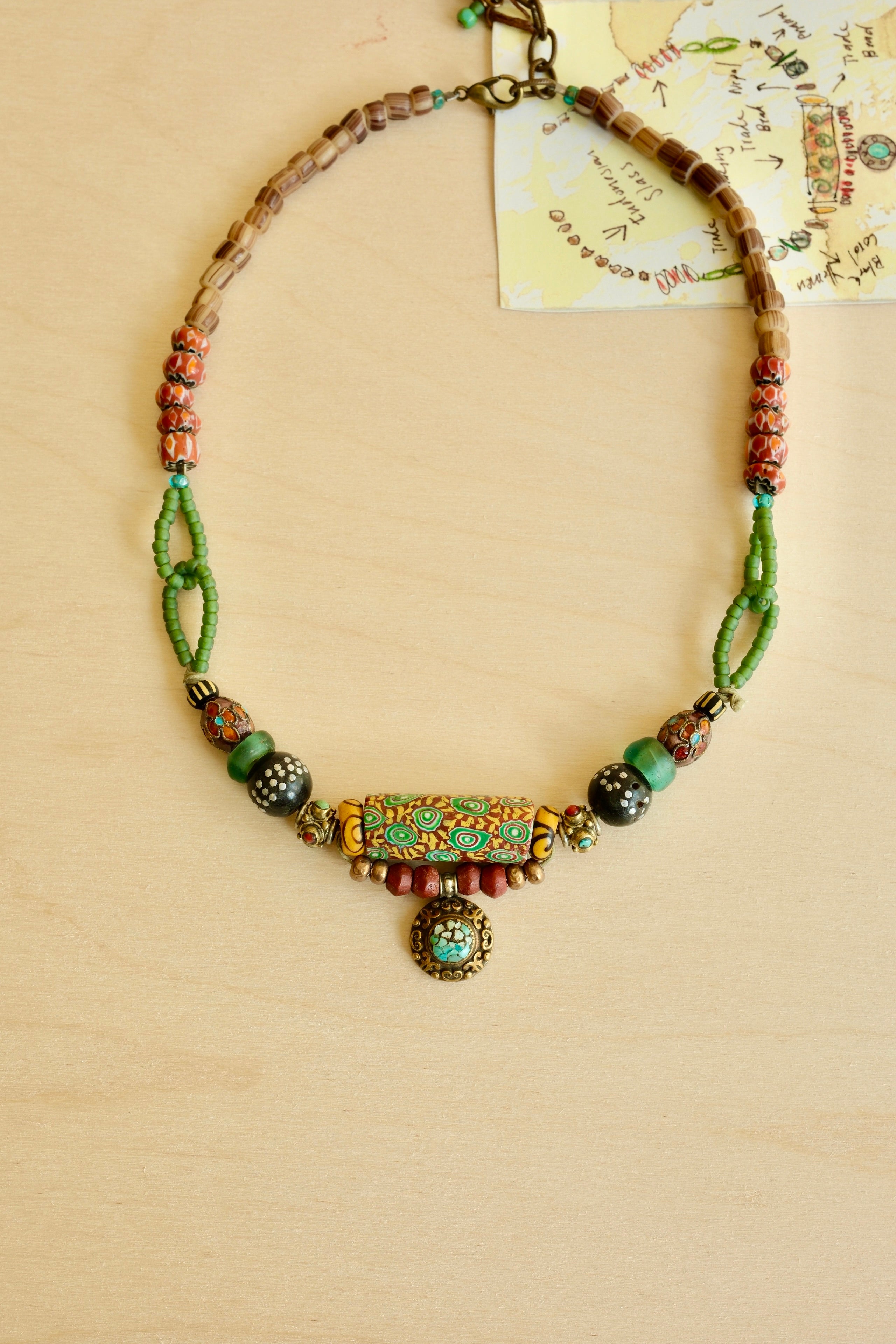 Burning Man Necklace