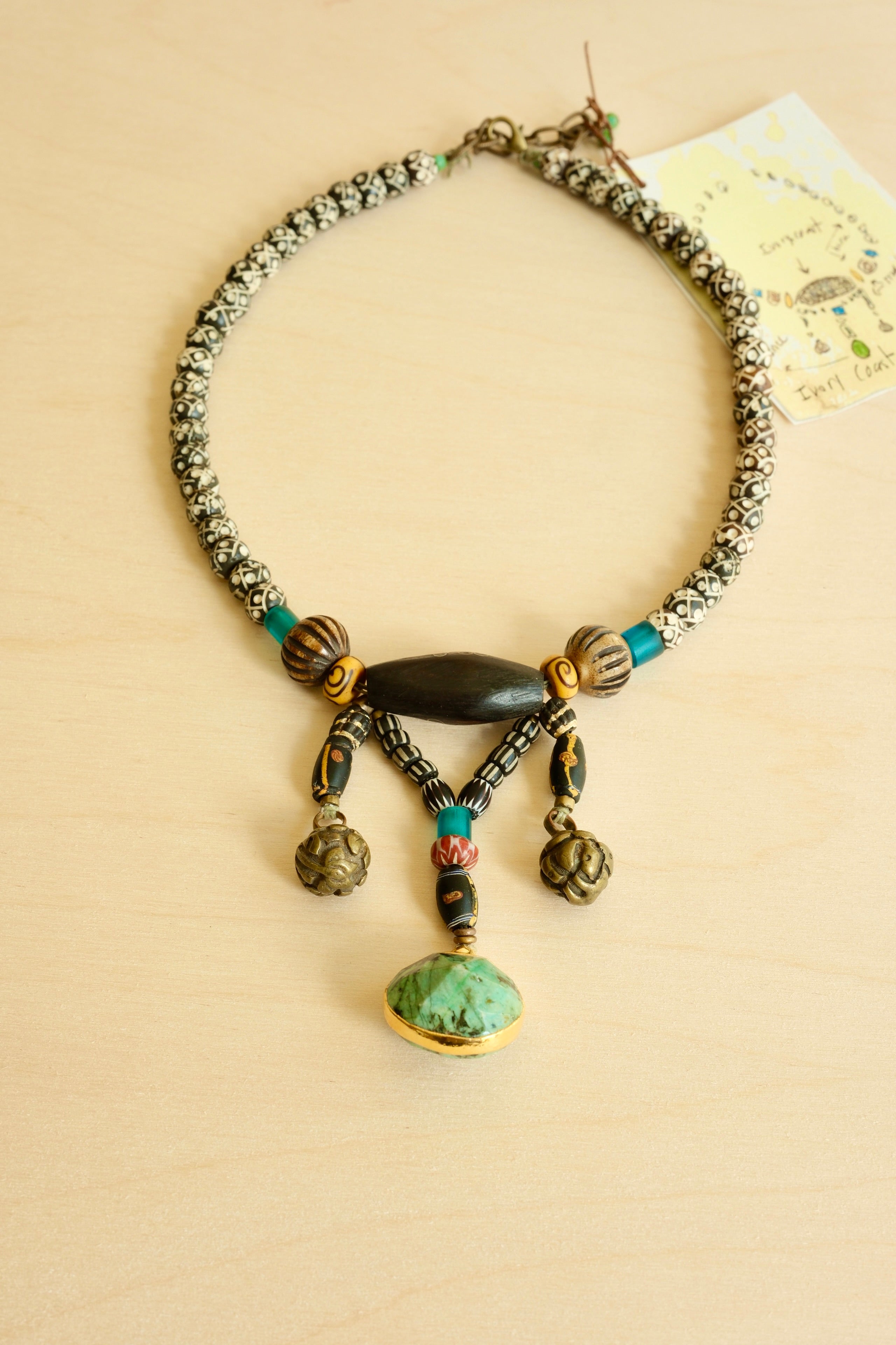 Ivory Coast Triple Necklace
