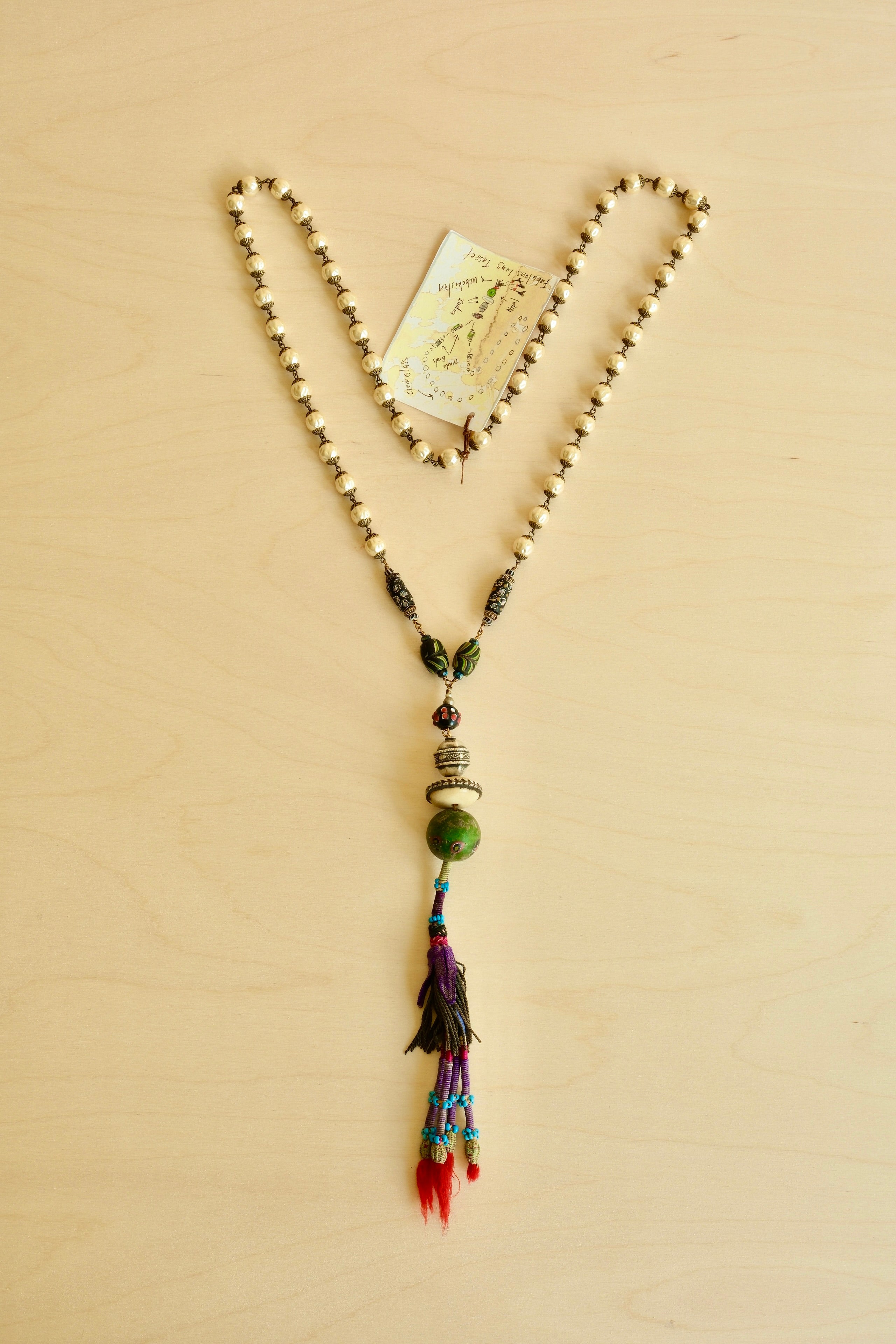 Fabulous Long Tassel Necklace