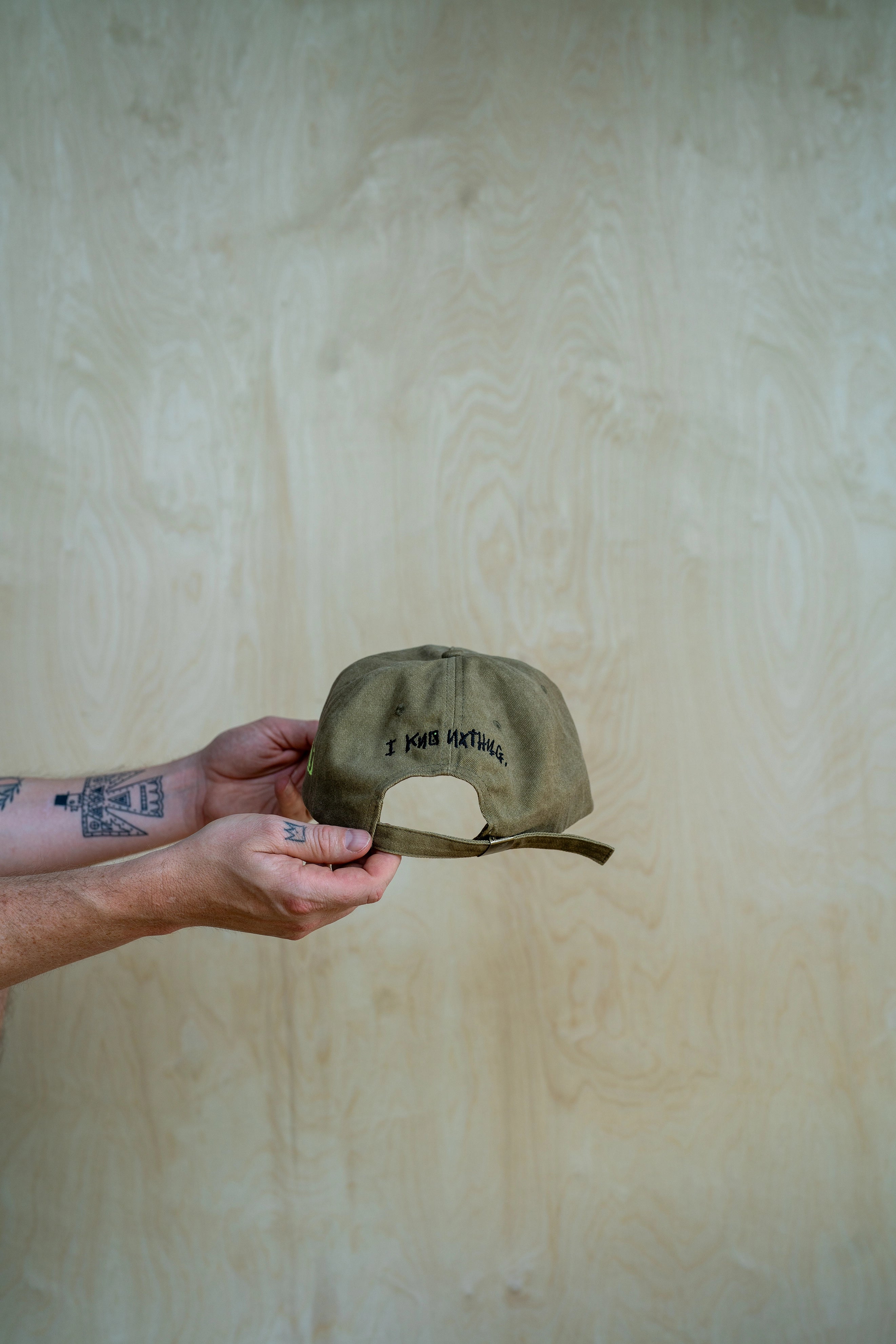 Embroidered Bax "I knø nxthing" Hat