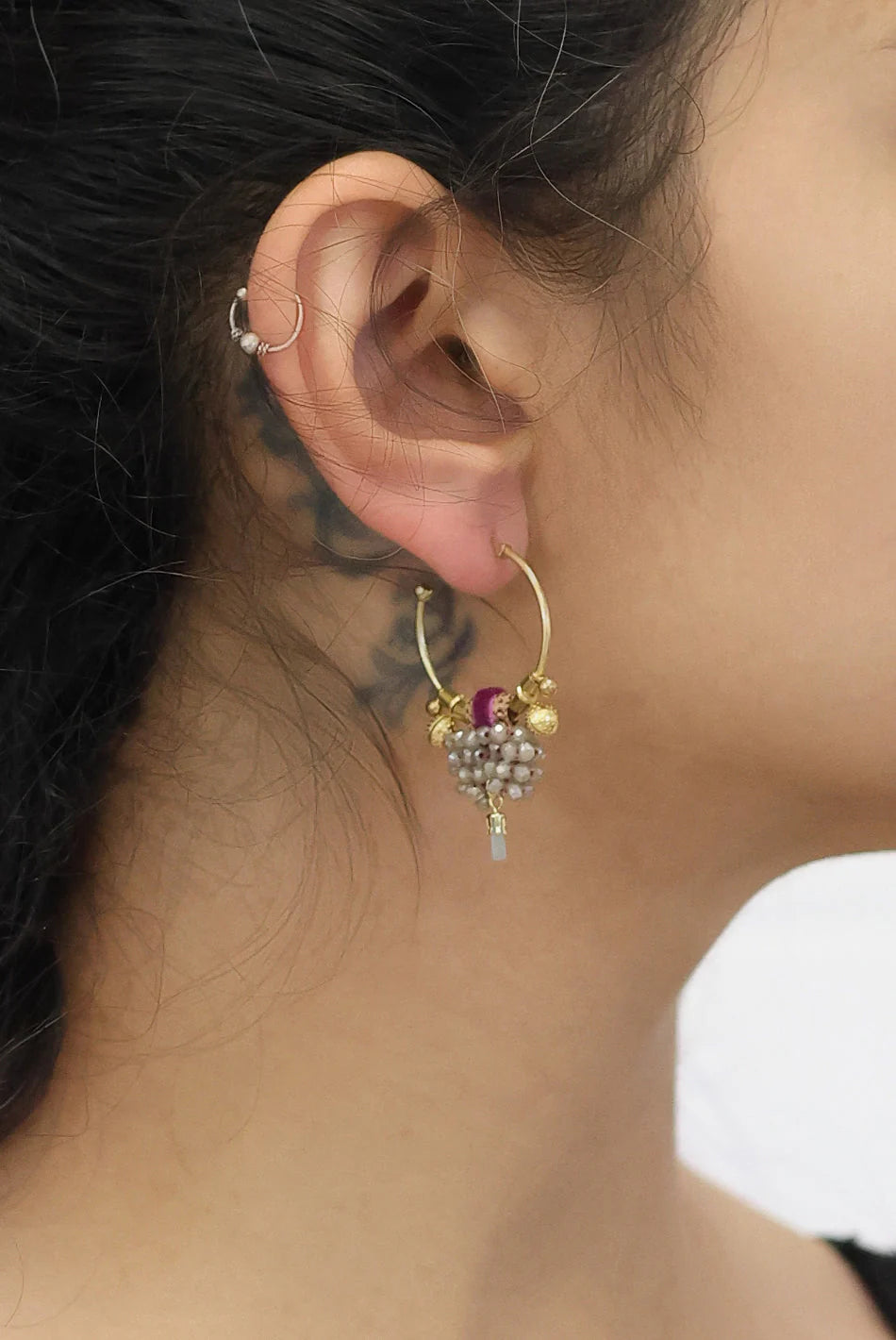 Berry Blush Rosmoke Earrings