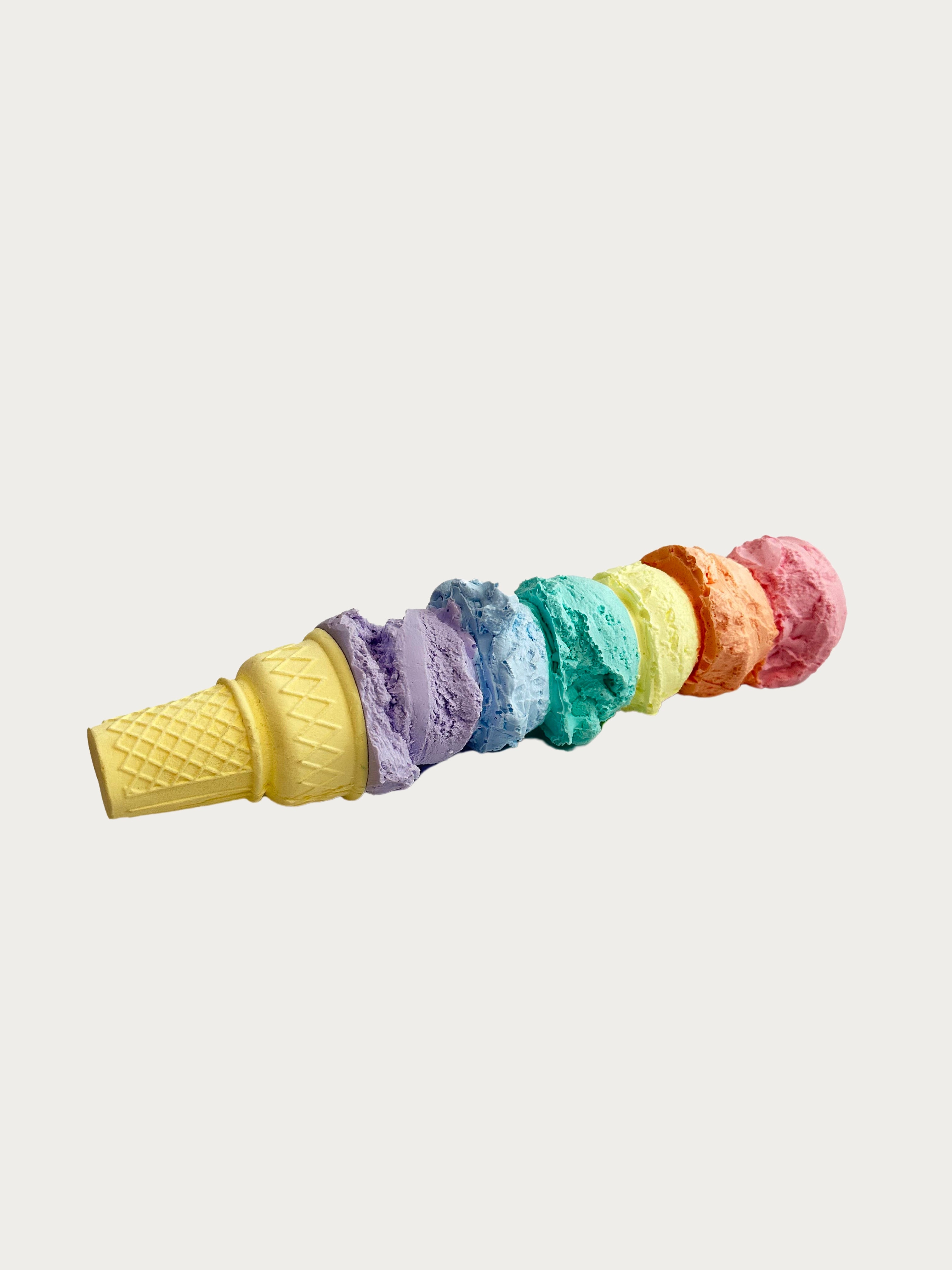 6 Scoop Wall Mount Pastel Rainbow