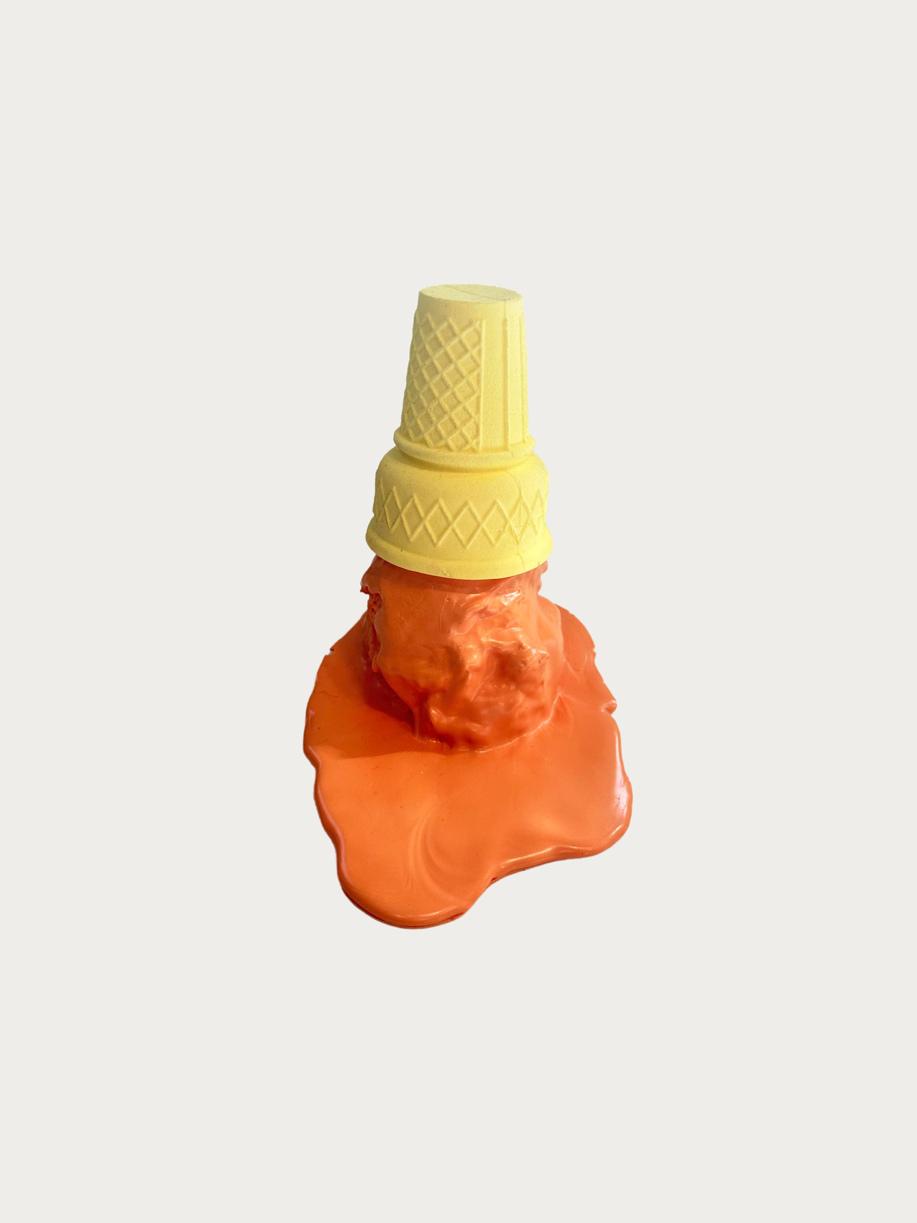 Melted Puddle Scoops Orange