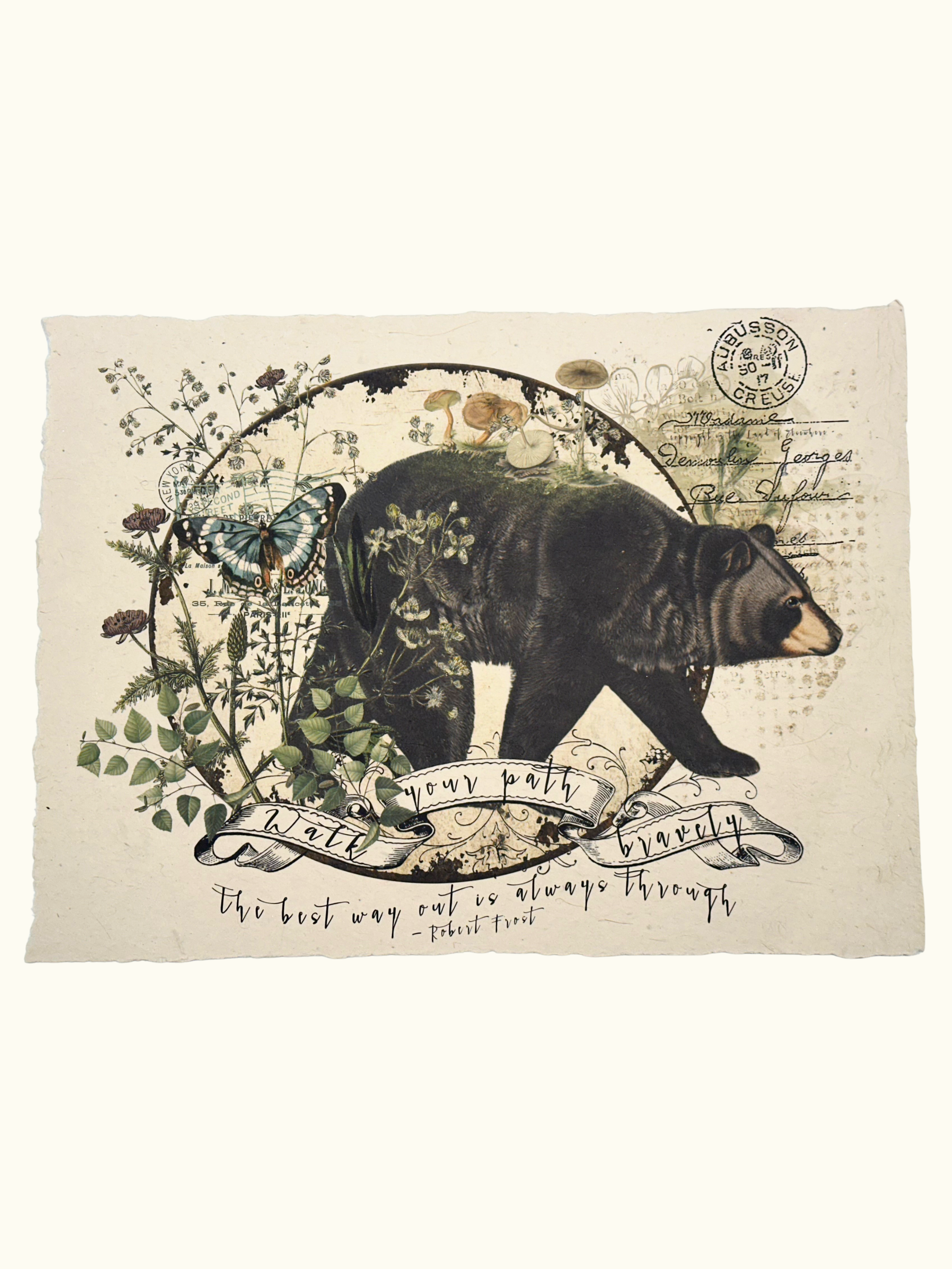 Walk Your Path Bravely Print