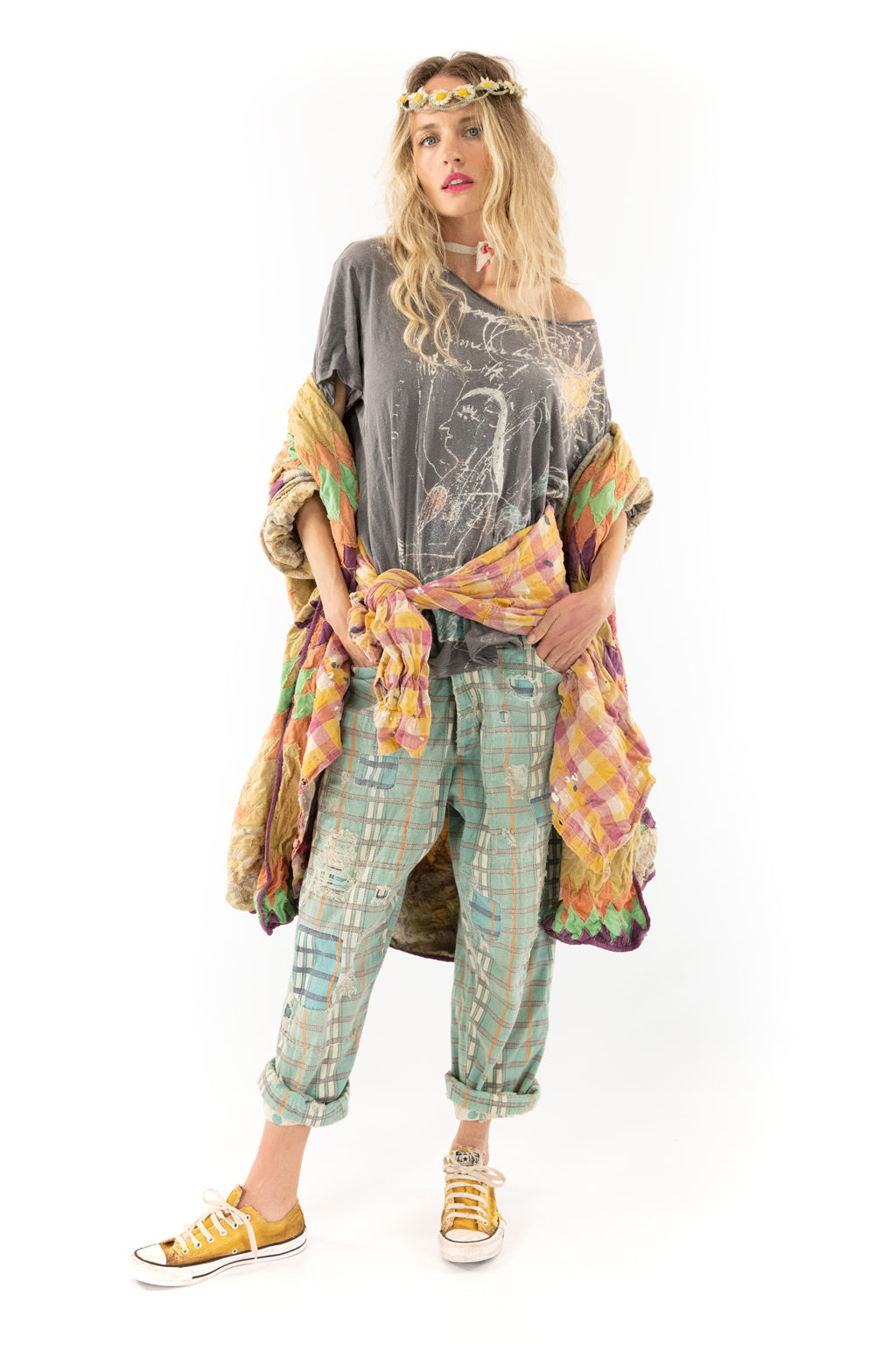 Jacket 555 Maui Archie Quiltwork Kimono ONE SIZE