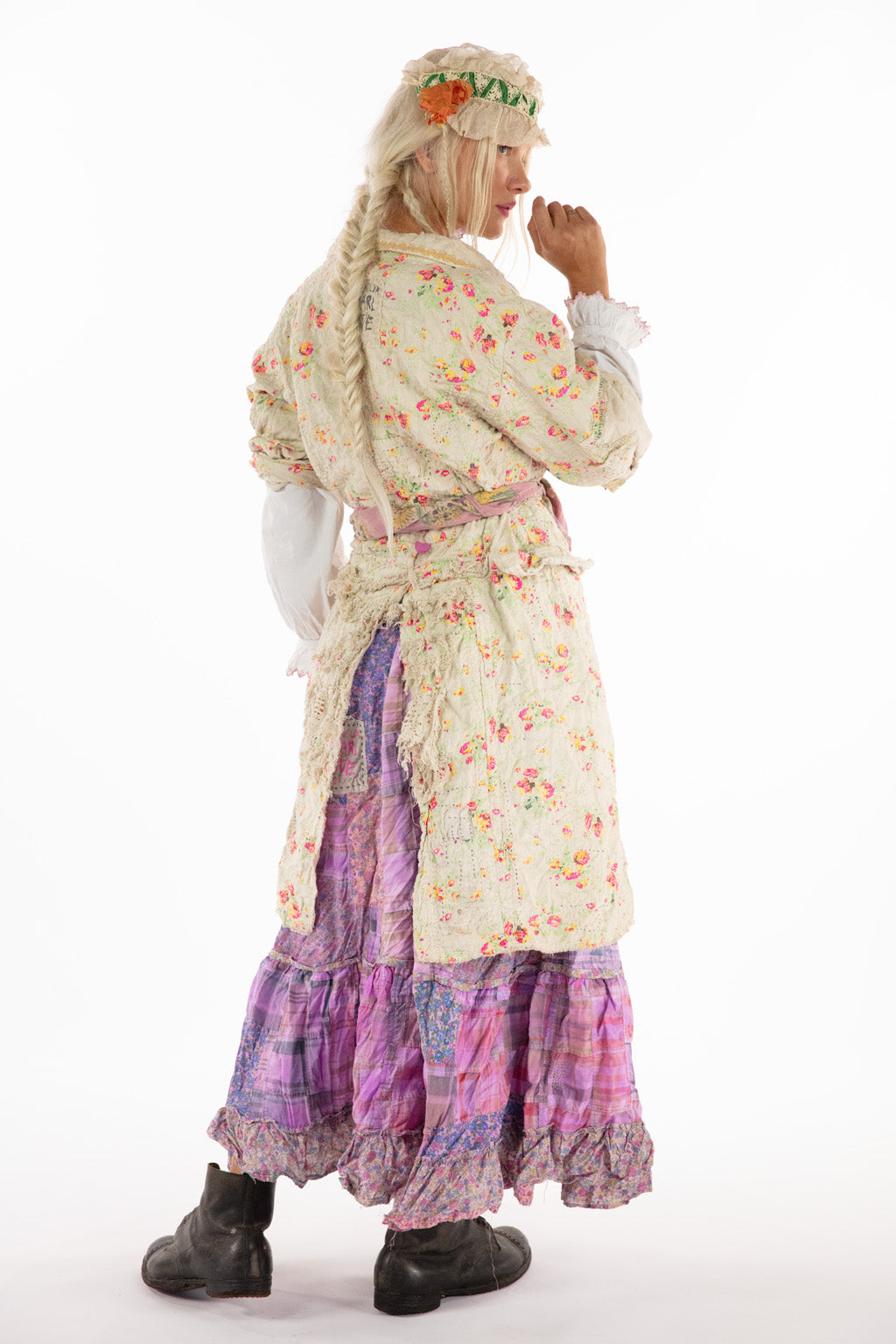 Jacket 781 Circus Rose Linen Floral Contessa Jacket O/S