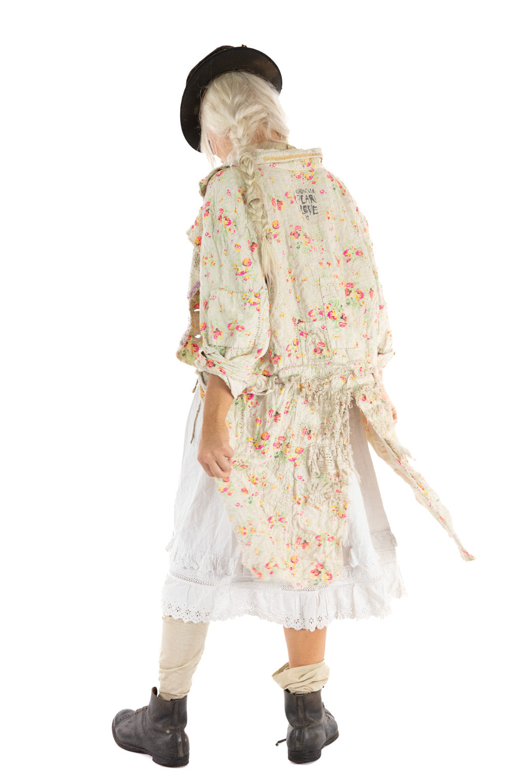 Jacket 781 Circus Rose Linen Floral Contessa Jacket O/S
