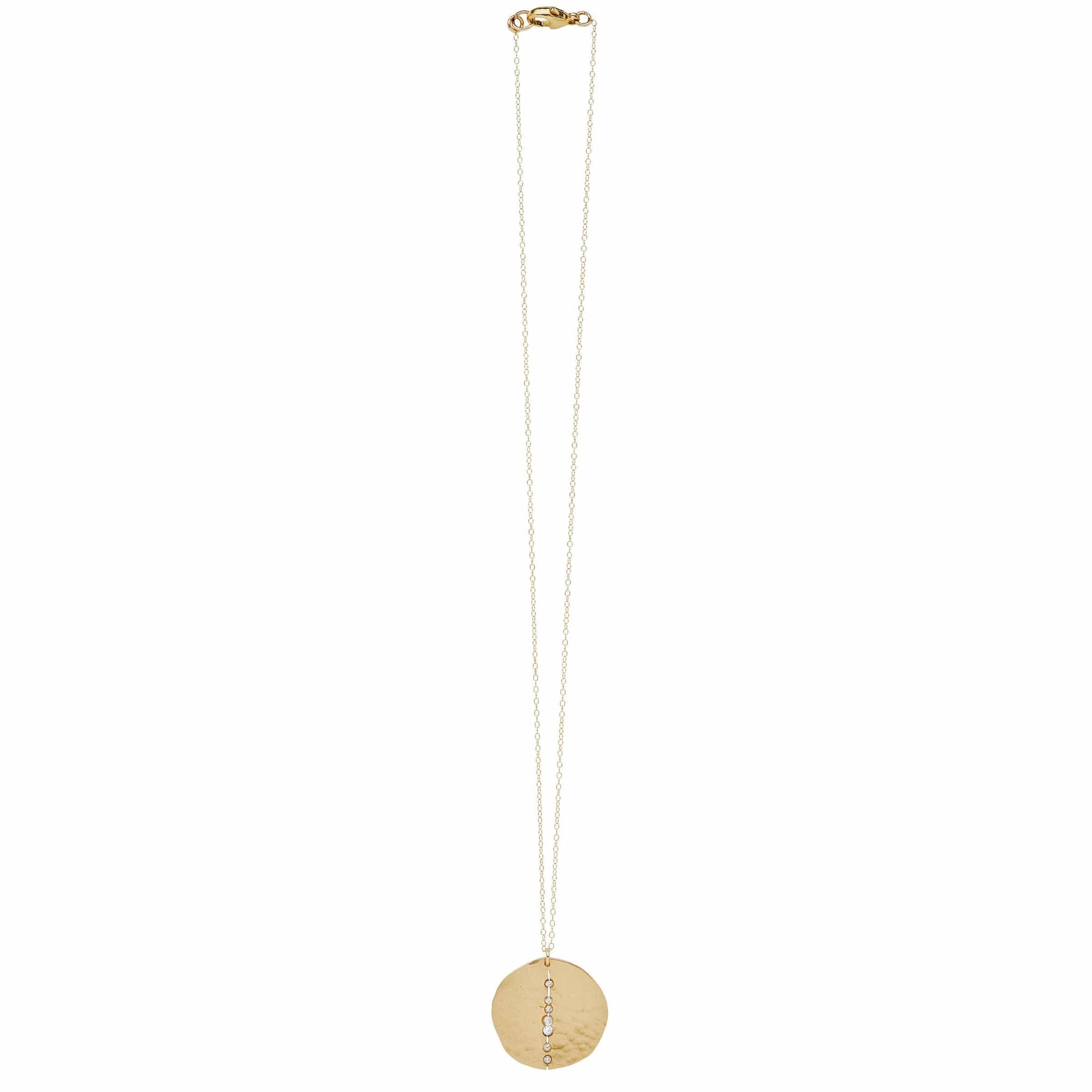 Orbit Bronze Pendant Necklace