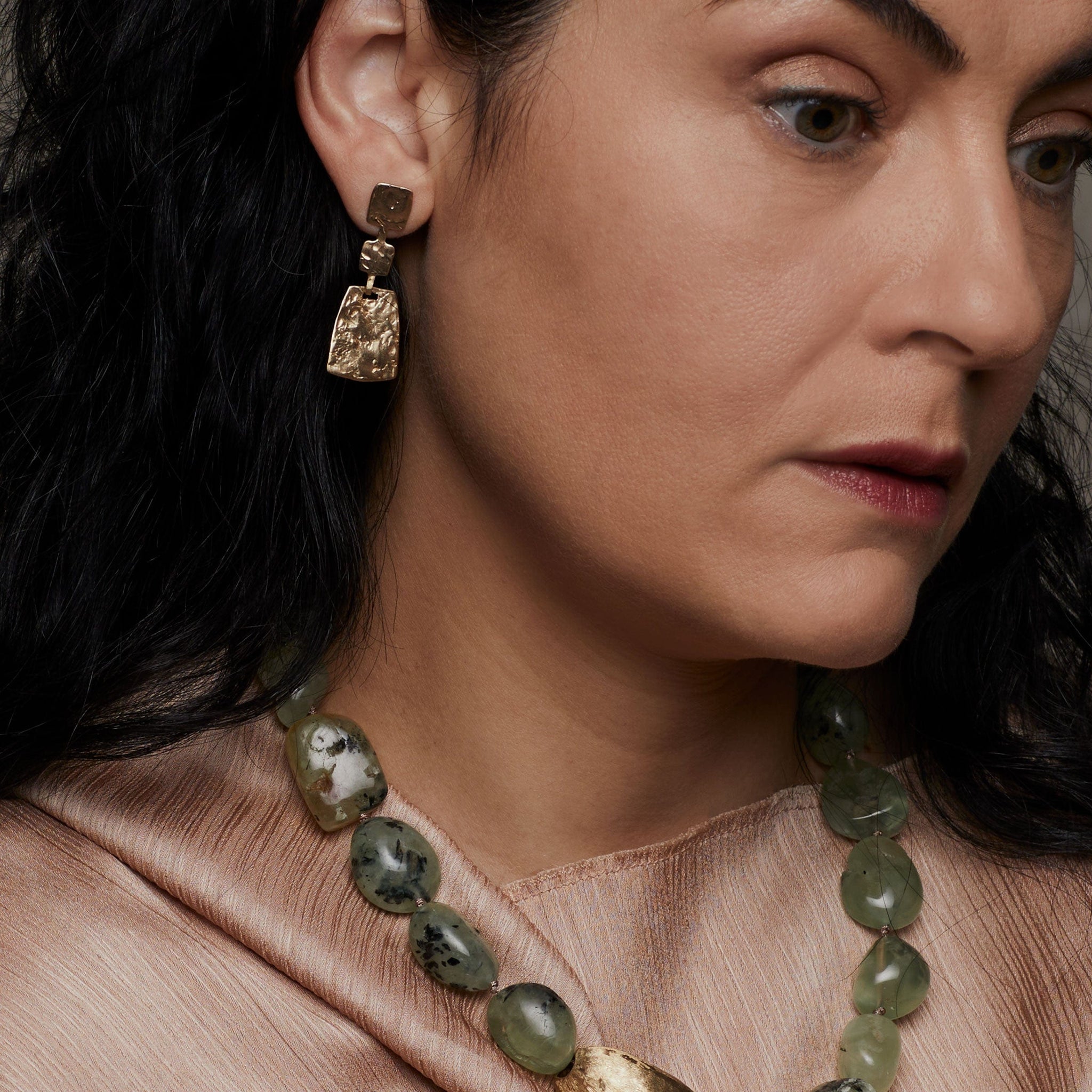 Artifact Bronze Doorknocker Earrings