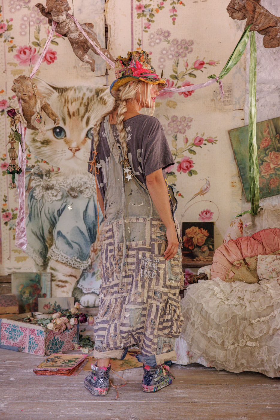 Overalls 162 Luna Stripe Patchwork Frankie O/S