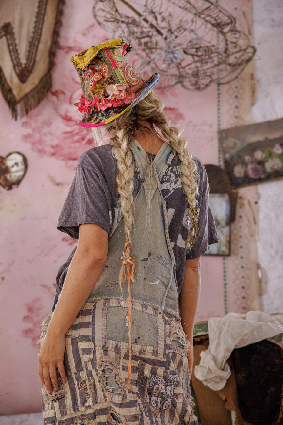 Overalls 162 Luna Stripe Patchwork Frankie O/S