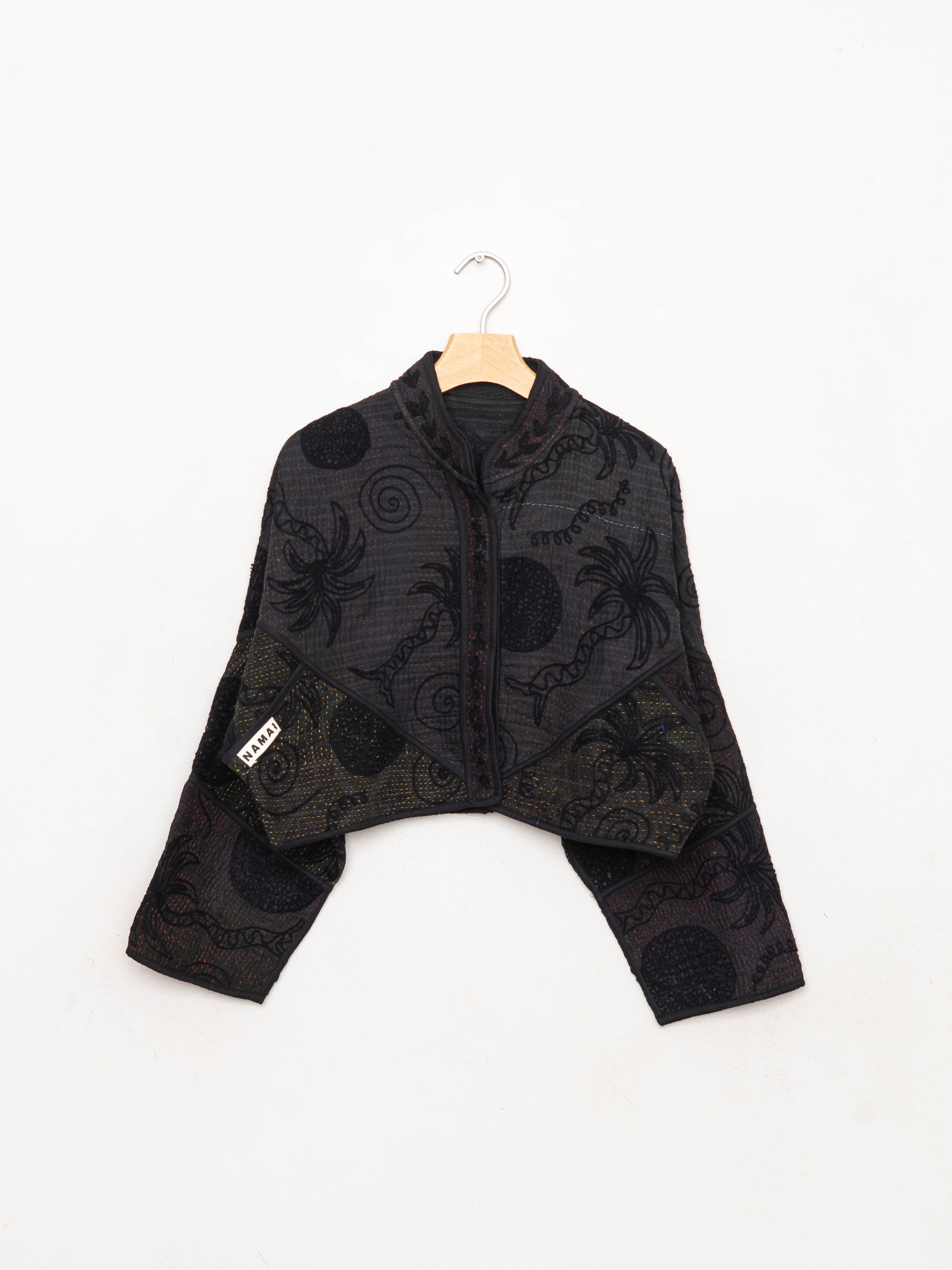 The Kaira Cropped Suzani Embroidered Jacket