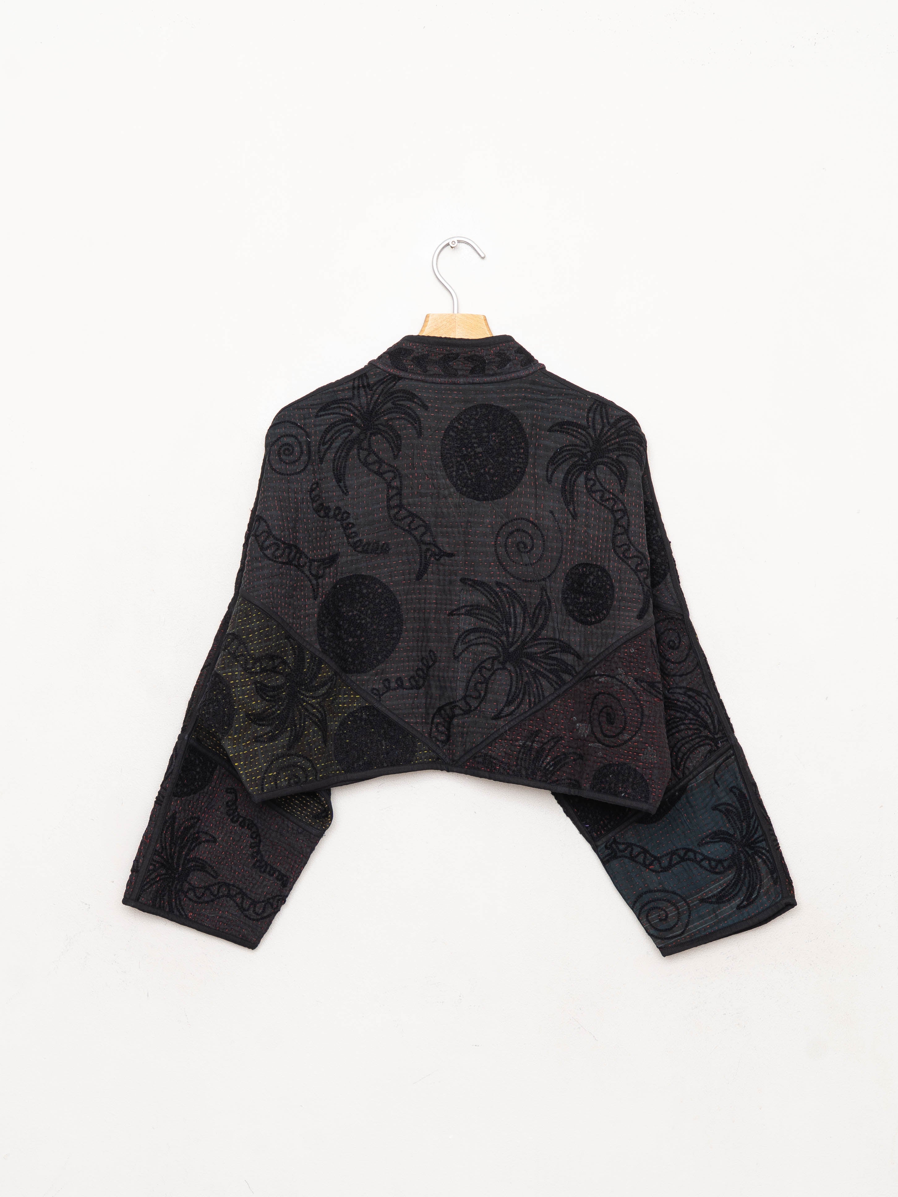 The Kaira Cropped Suzani Embroidered Jacket