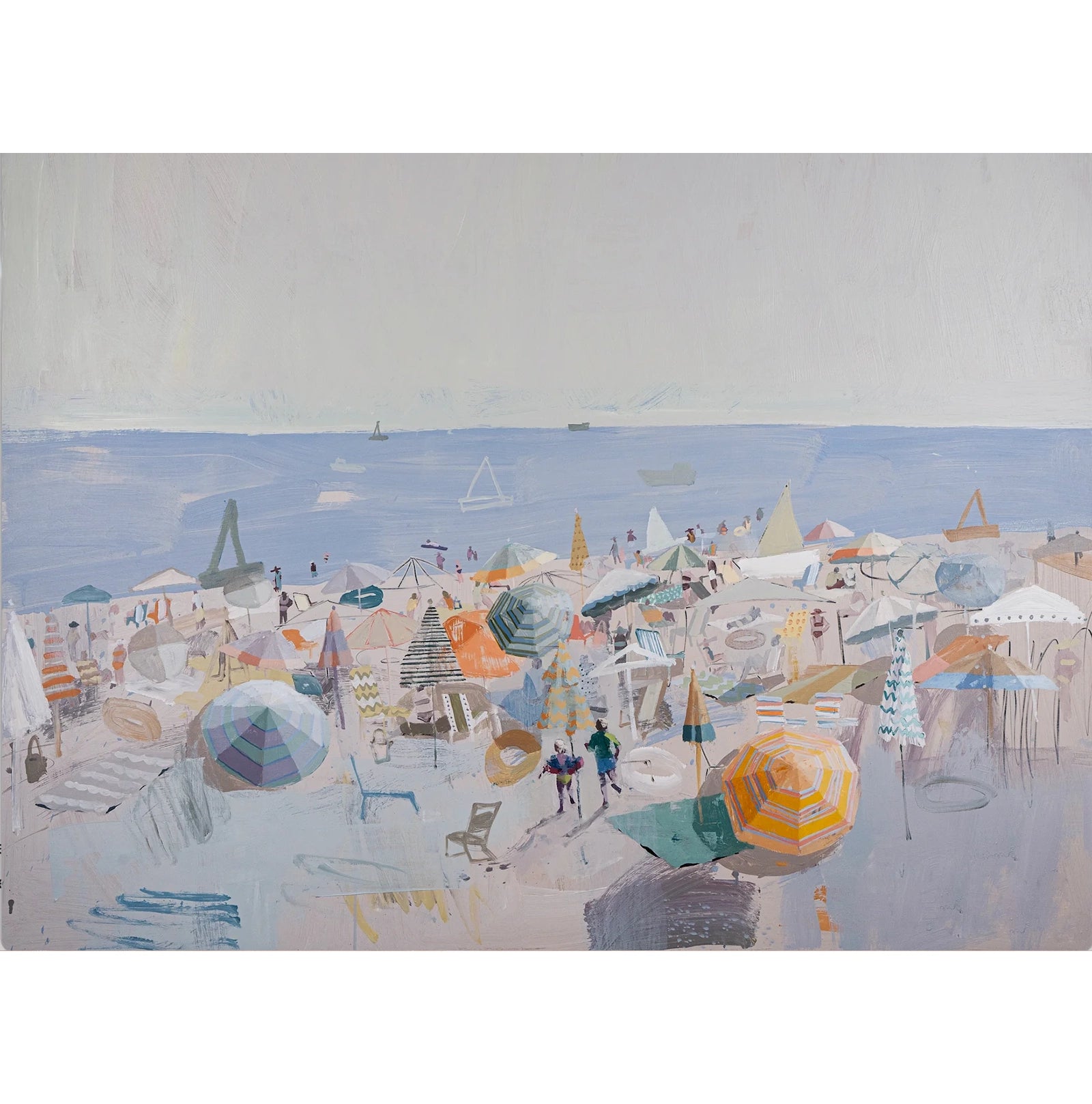 Apricot Umbrella Print / 18" x 24"