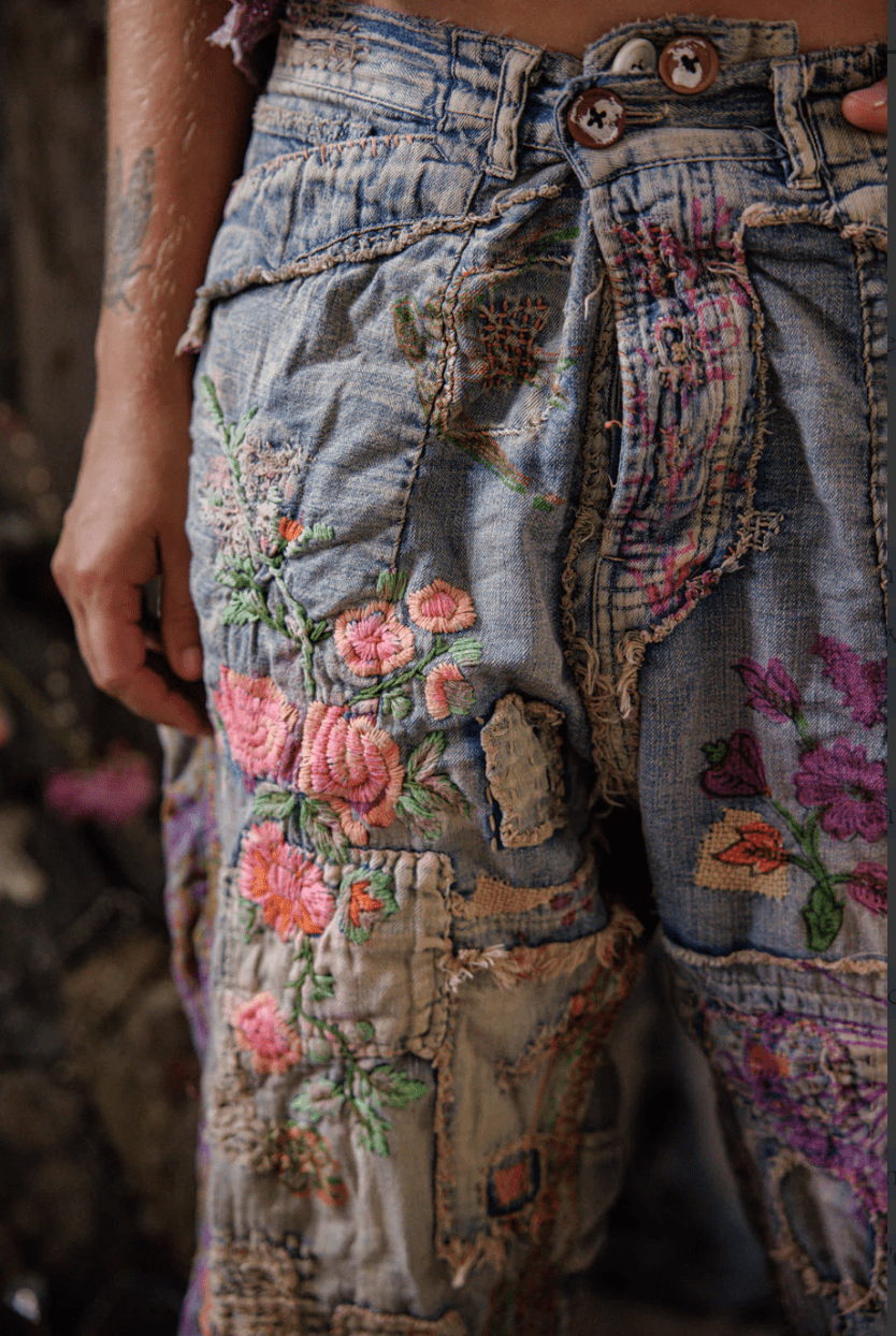 Pants 864 Washed Indigo Ladybug Musette Denims OS