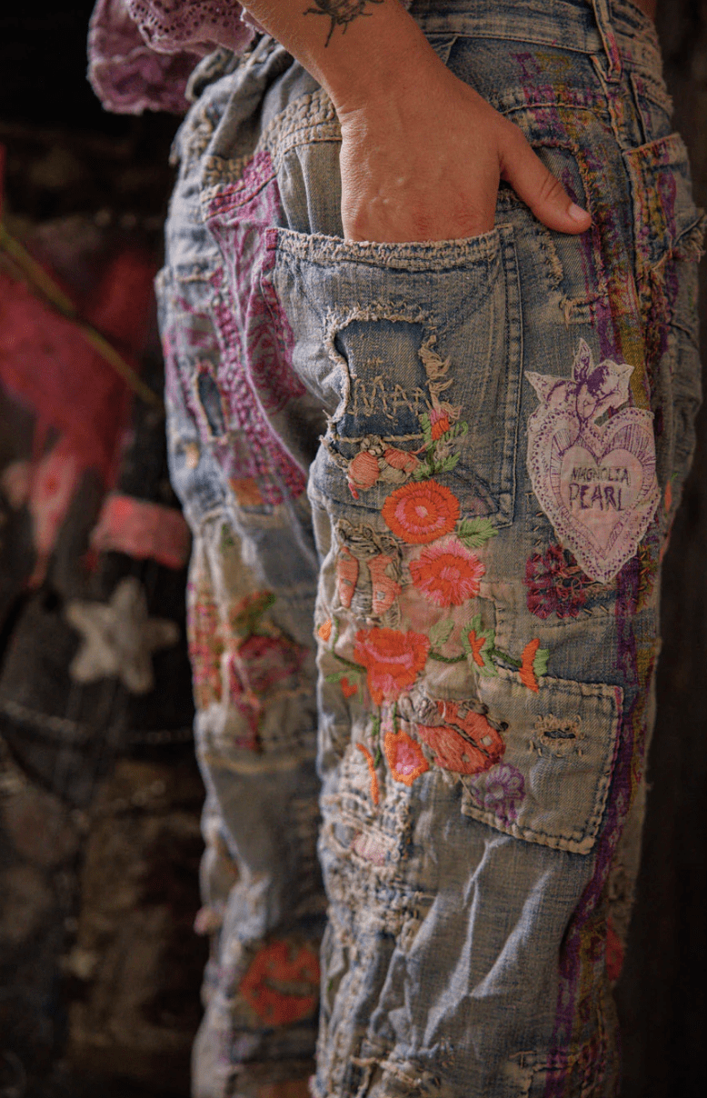 Pants 864 Washed Indigo Ladybug Musette Denims OS