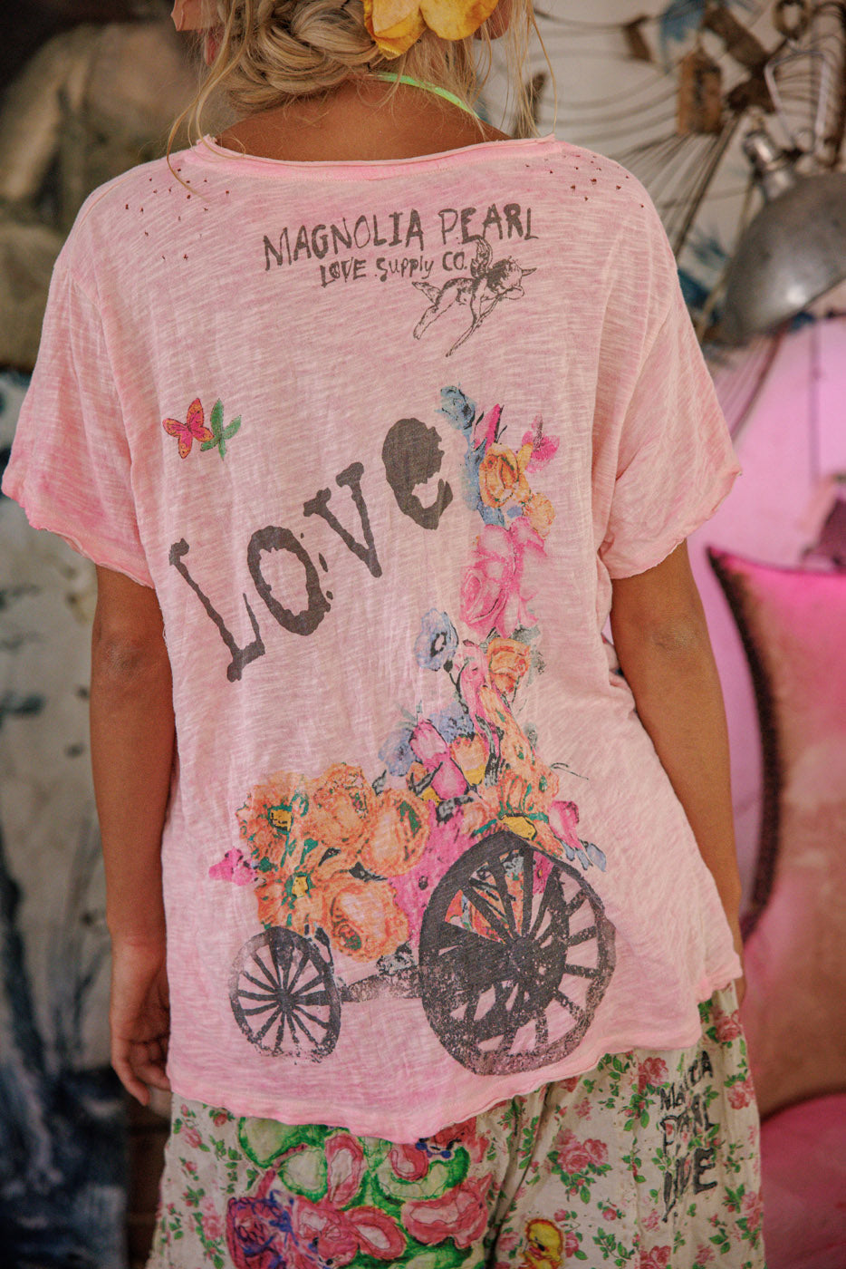 Top 2329 Azalea Dip Dye Special Delivery T OS