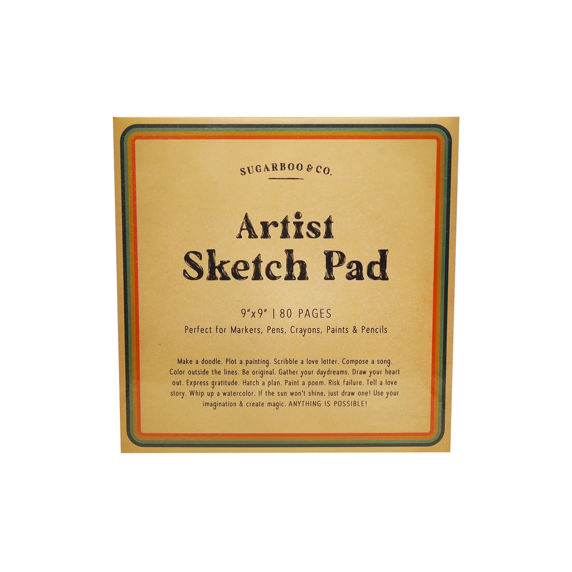 Artist Sketch Pad 9x9