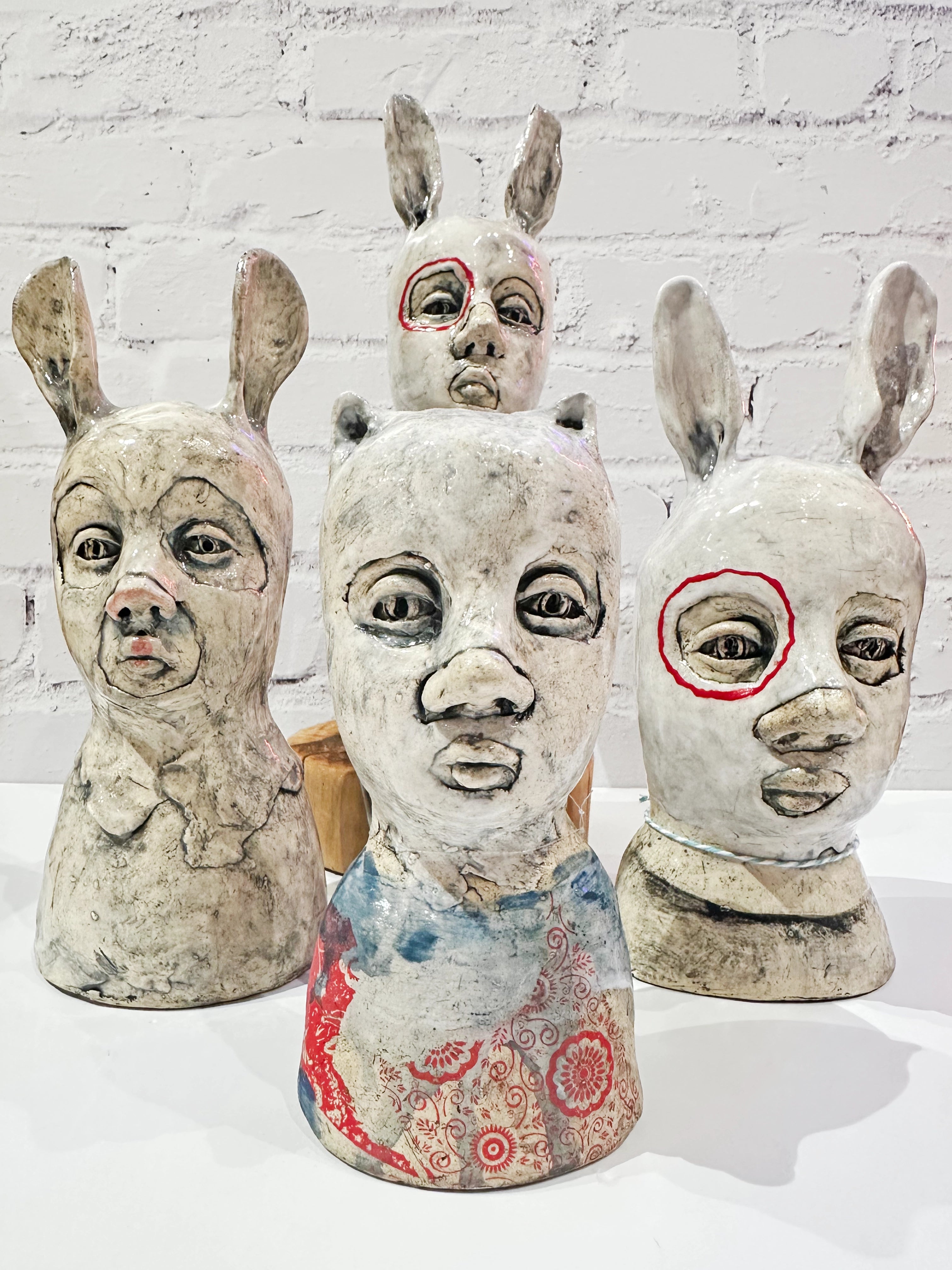 Bunny Bandit Sitting Figure