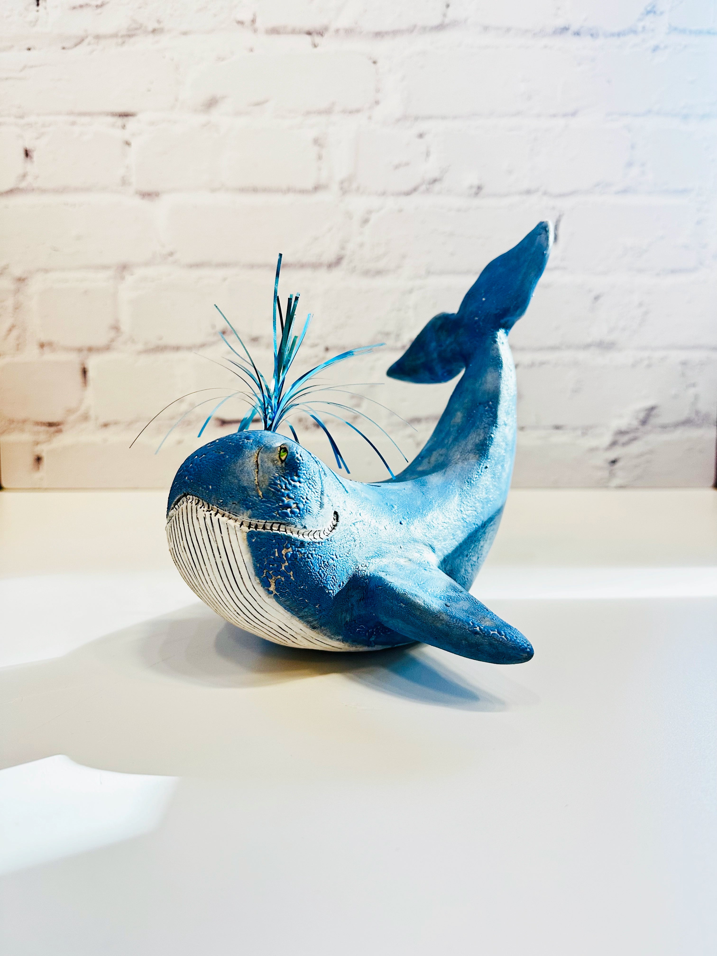 Blue Whale with Spout
