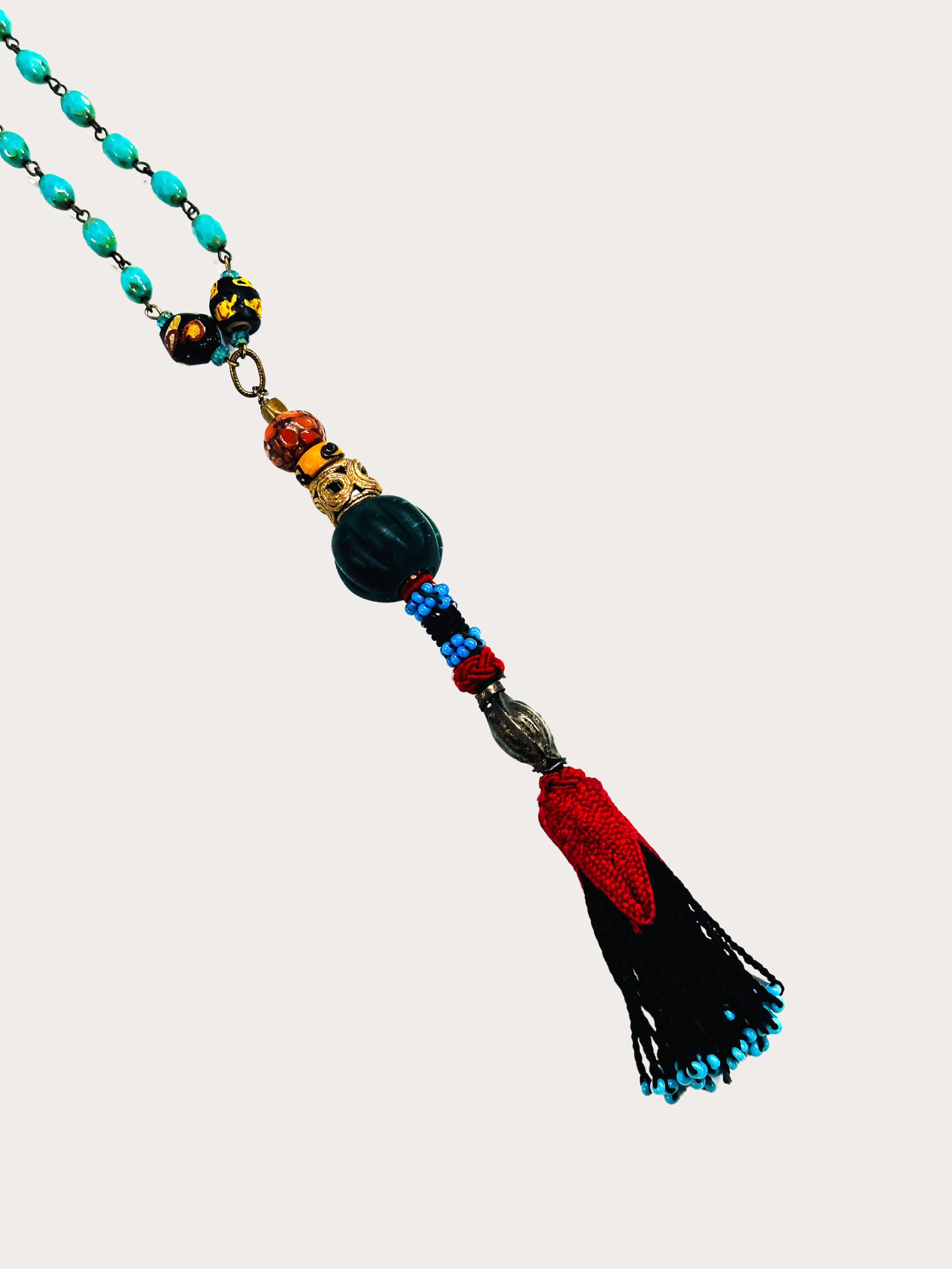 Ivory Coast Tassel Necklace